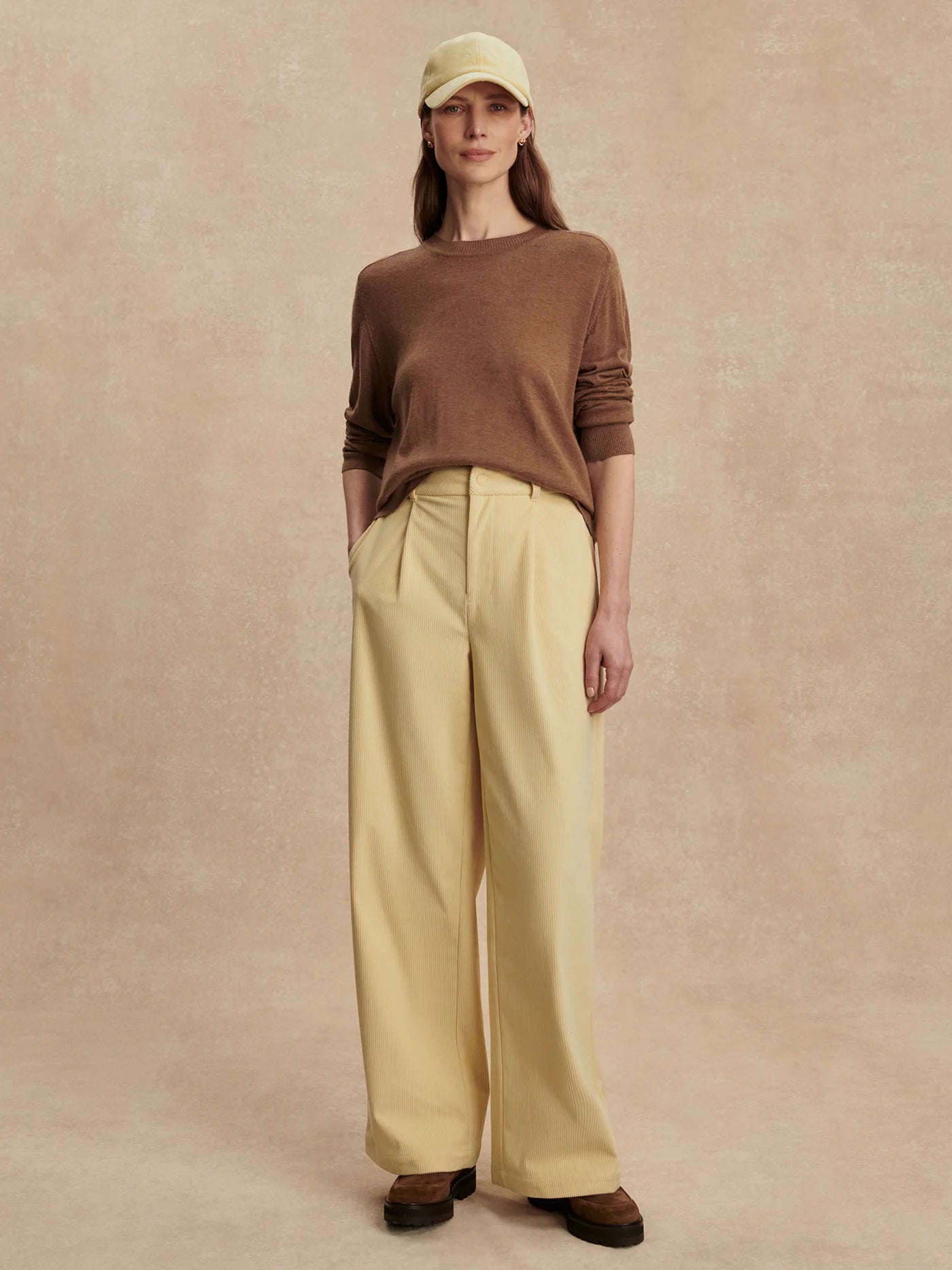 FLORIS WIDE LEG 29.5 REED YELLOW