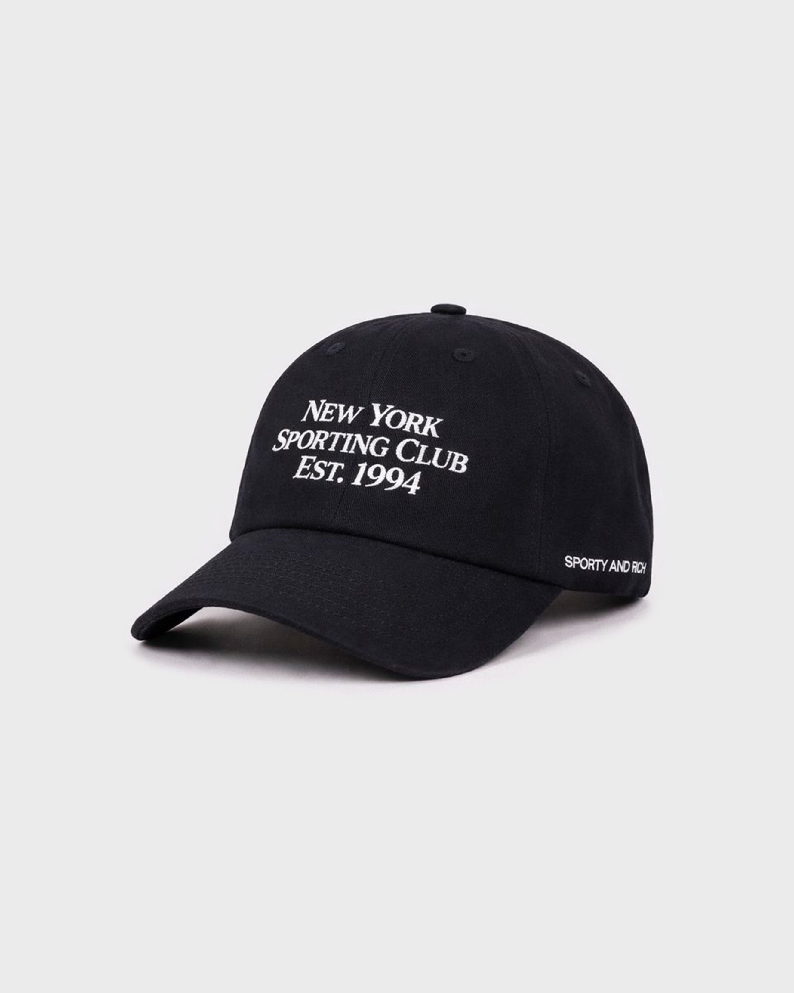 SPORTING CLUB HAT IN FADED BLACK