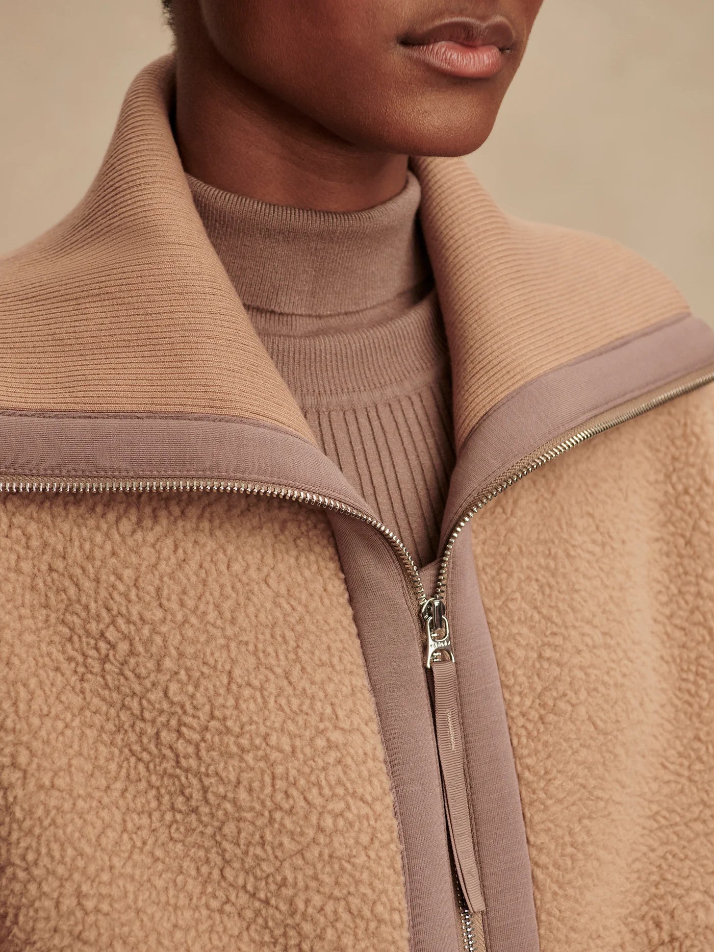 ELEANOR PATCH POCKET FLEECE