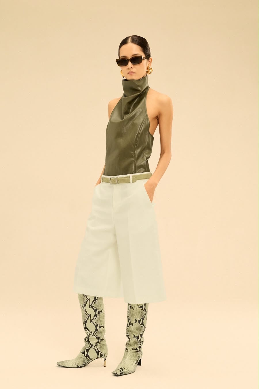 BUSAN TOP IN OLIVE