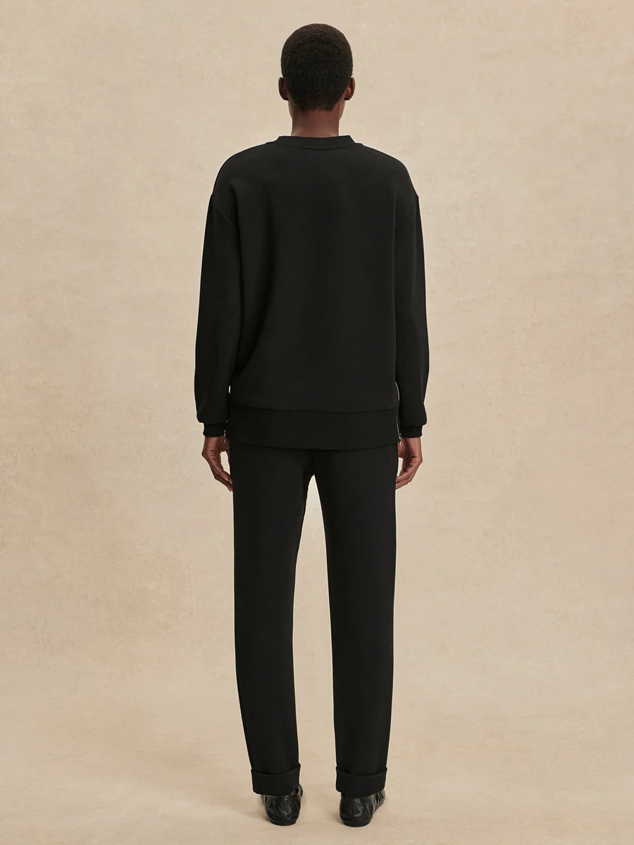 THE ROLLED CUFF PANT 28.5 IN BLACK