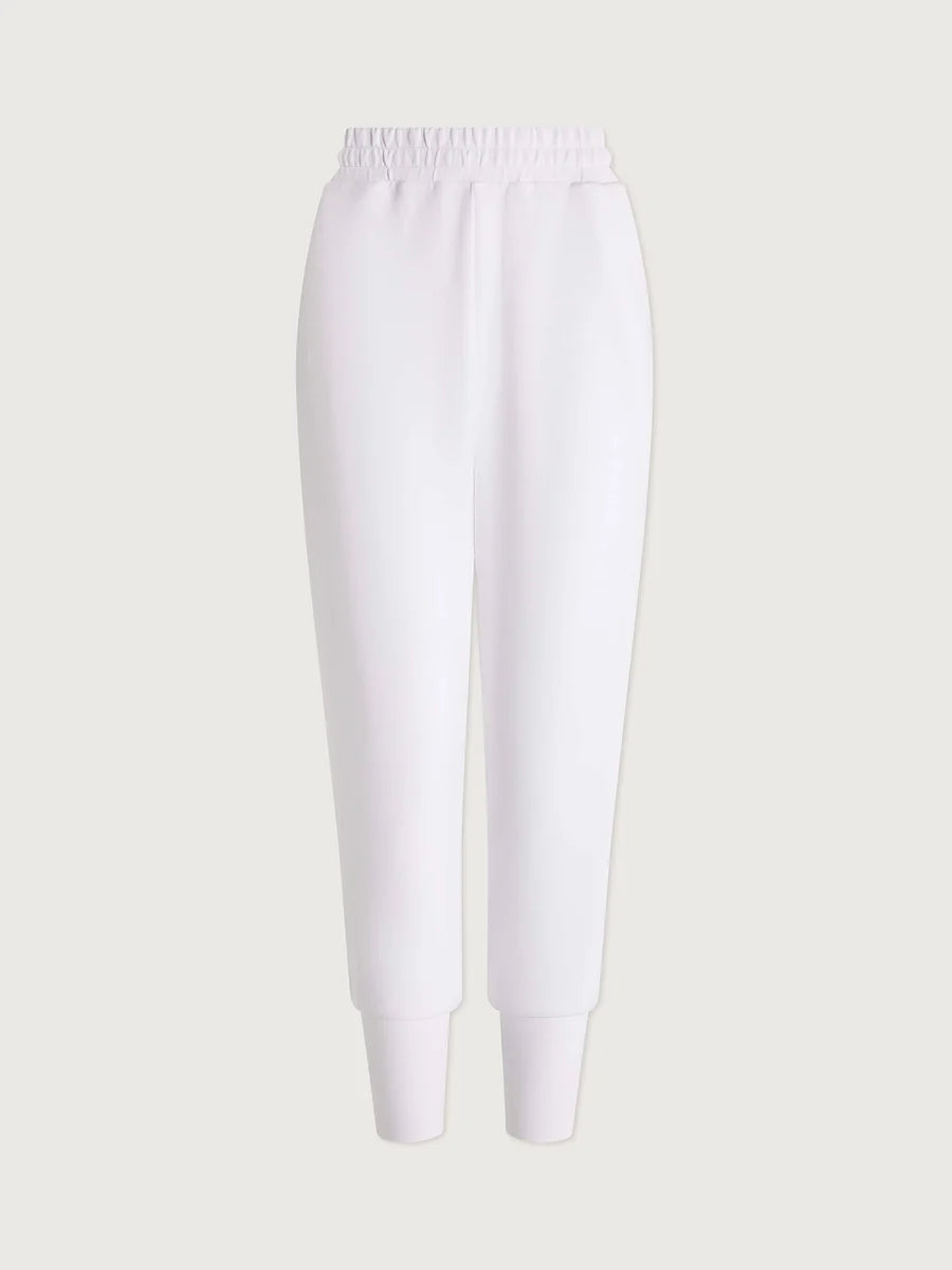 THE SLIM CUFF PANT 27.5 IN WHITE