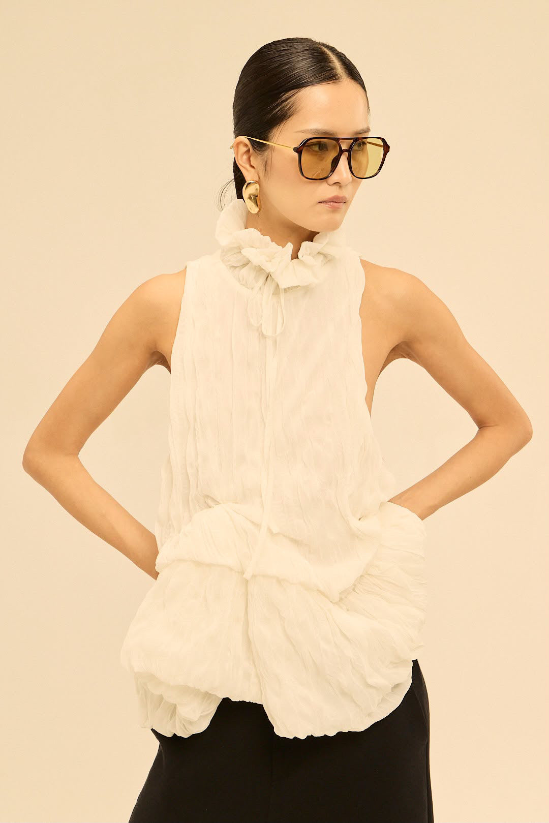 JEJU TOP IN WHITE