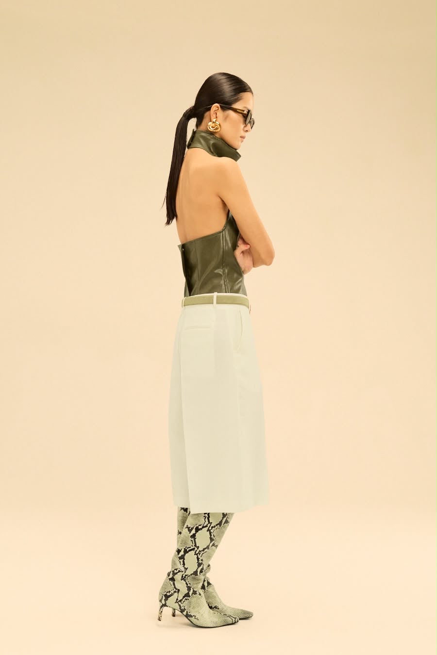 BUSAN TOP IN OLIVE