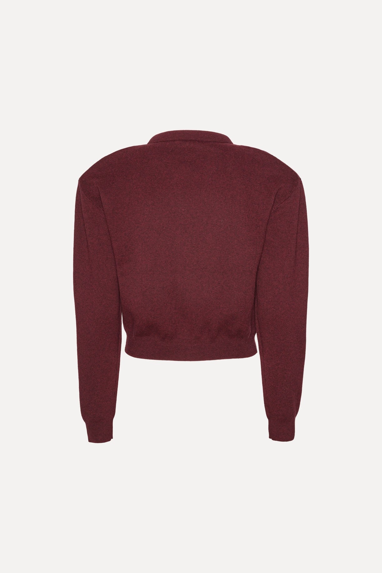 FIRM KNIT CARDIGAN IN ZINFANDEL