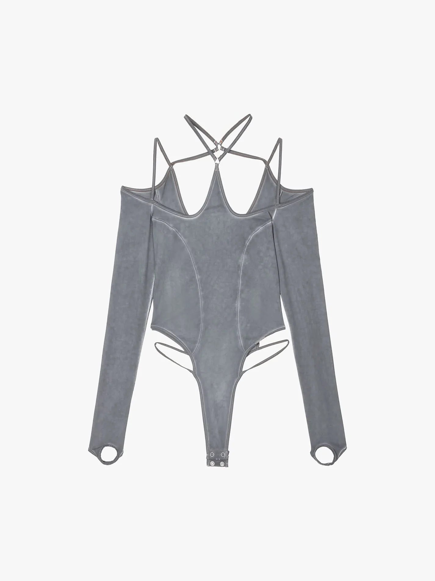 T SHIRT BODYSUIT RETRO BLUE