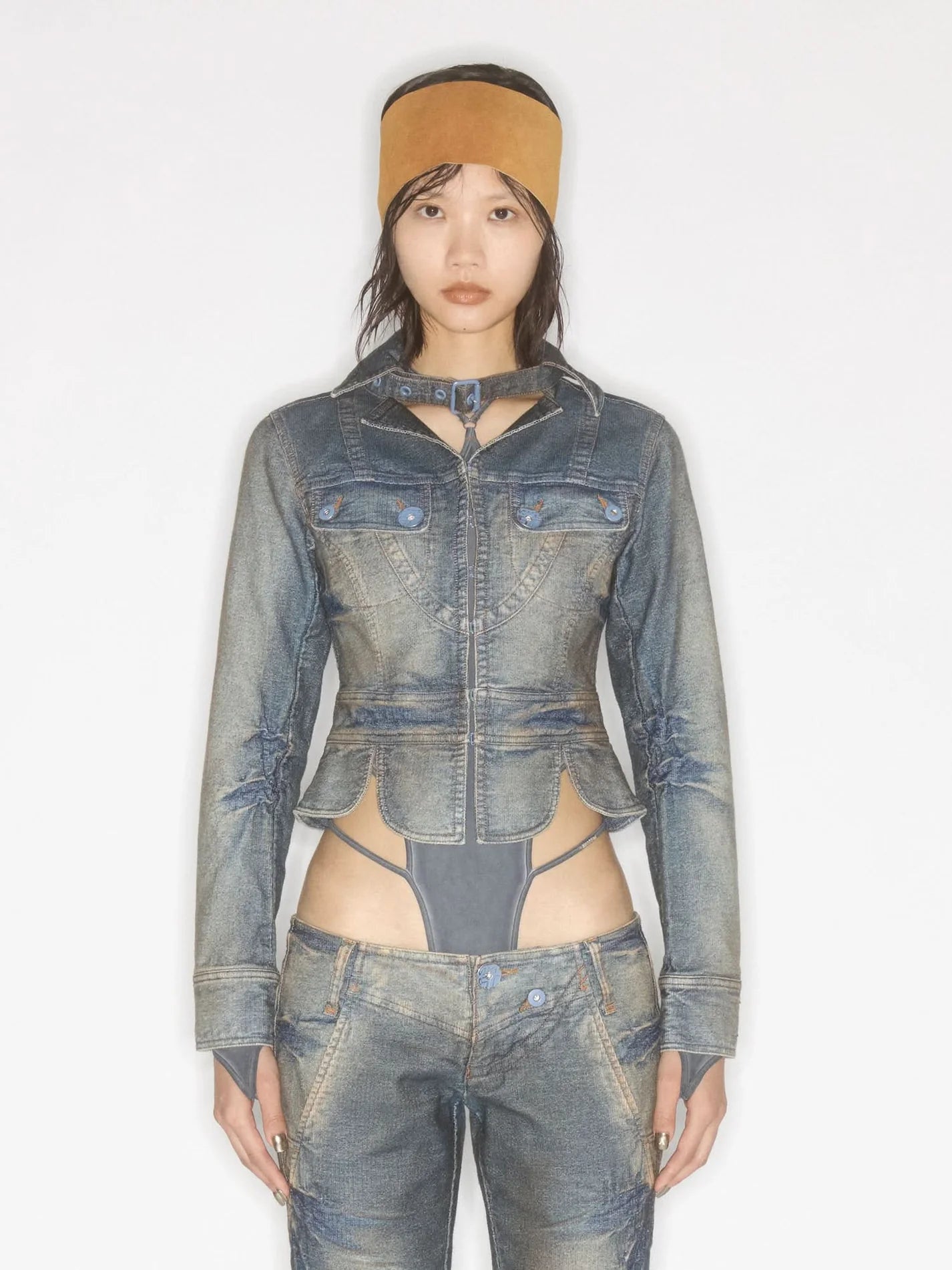 TIE DYE DENIM JACKET