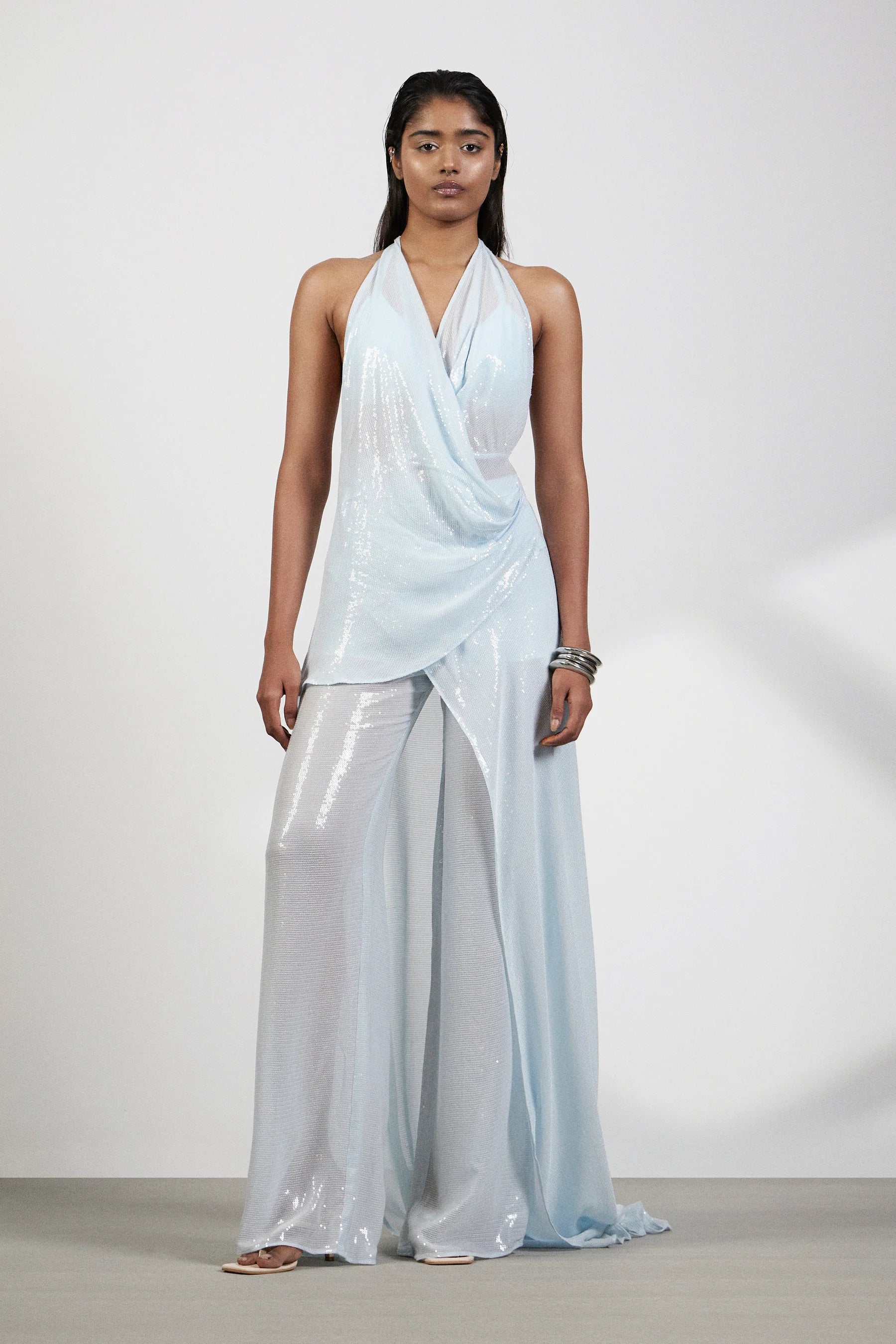 SERAPHINA DRESS IN BABY BLUE