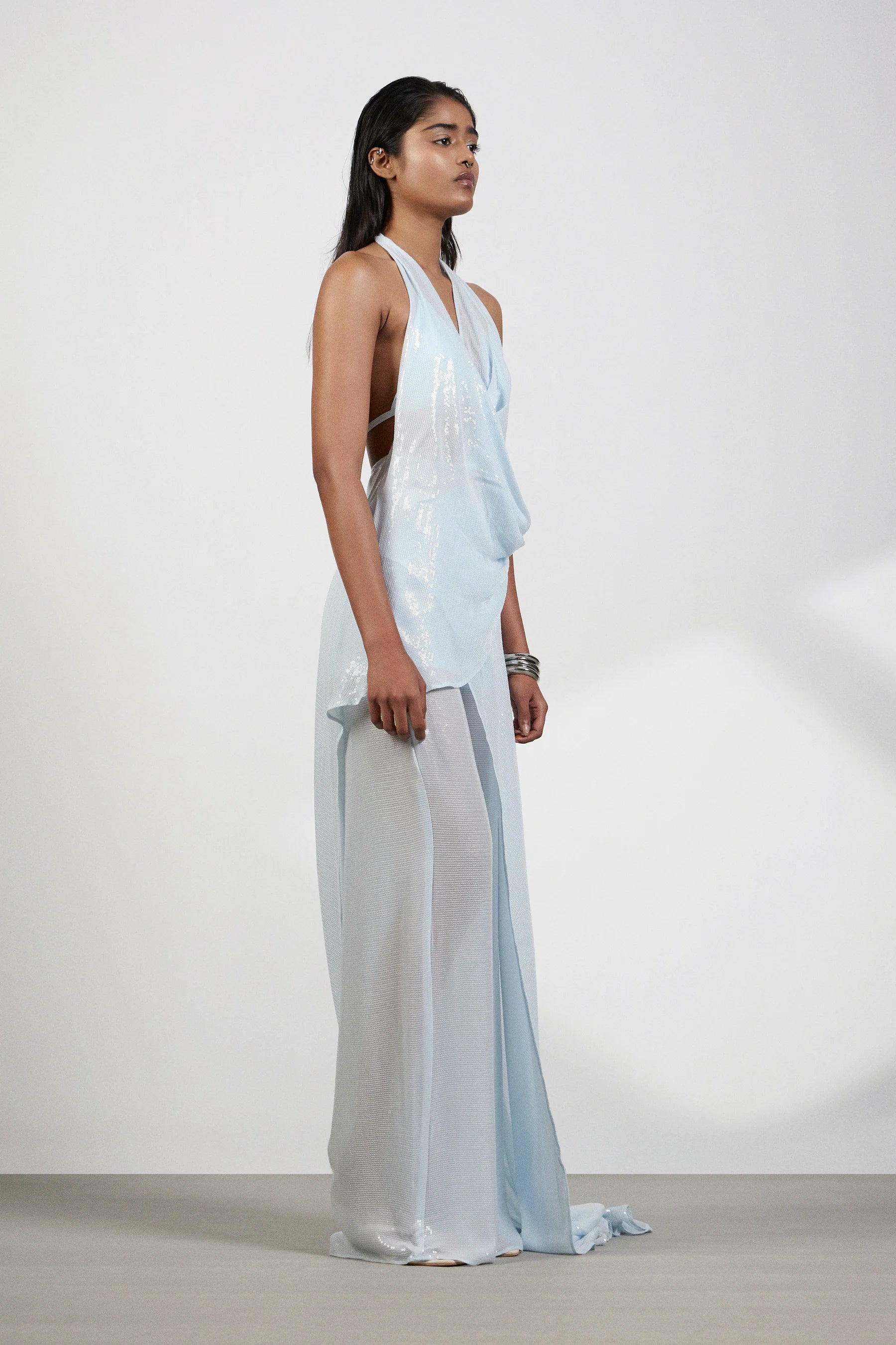SERAPHINA DRESS IN BABY BLUE