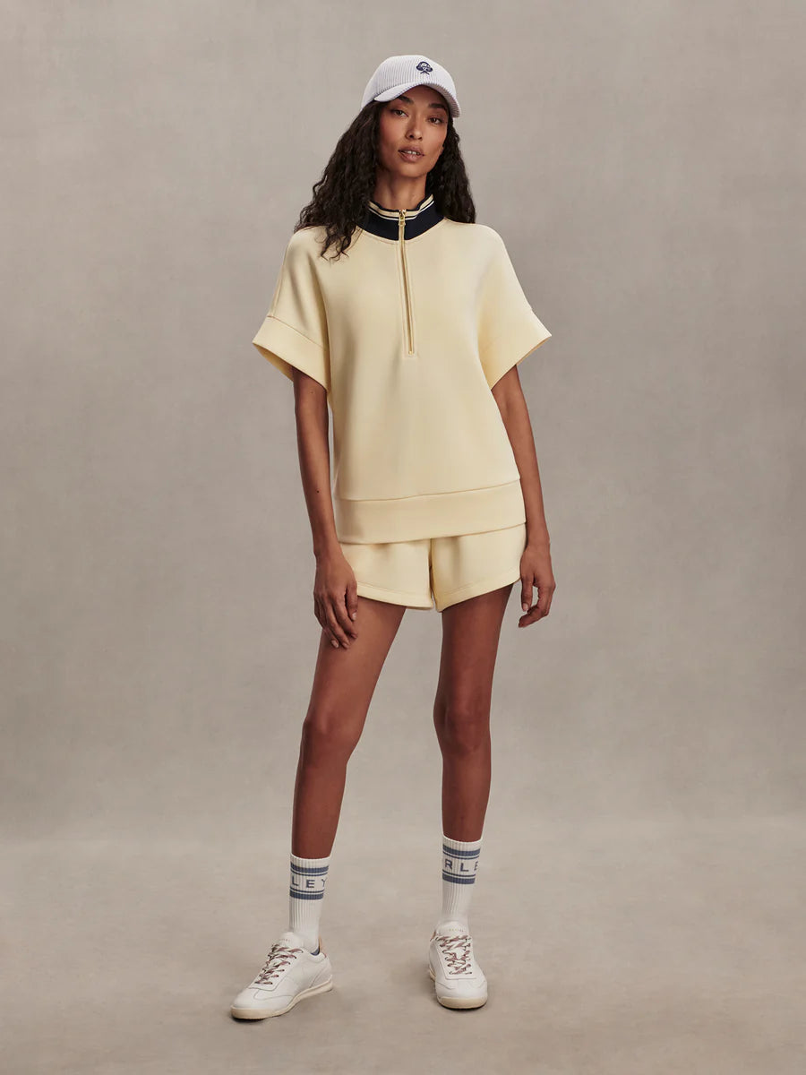 RITCHIE SHORT SLEEVE SWEAT 2.0 IN ANISE FLOWER