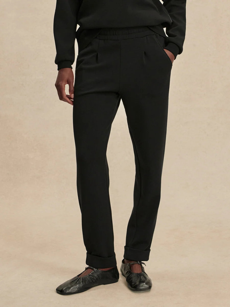 THE ROLLED CUFF PANT 28.5 IN BLACK