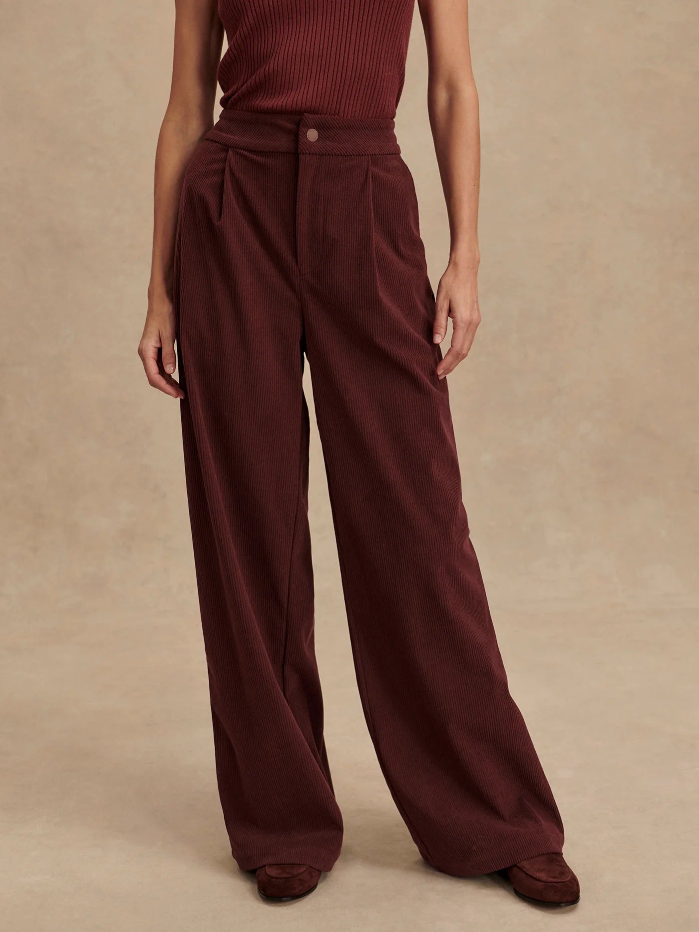 FLORIS WIDE LEG 32 DECADENT CHOCOLATE