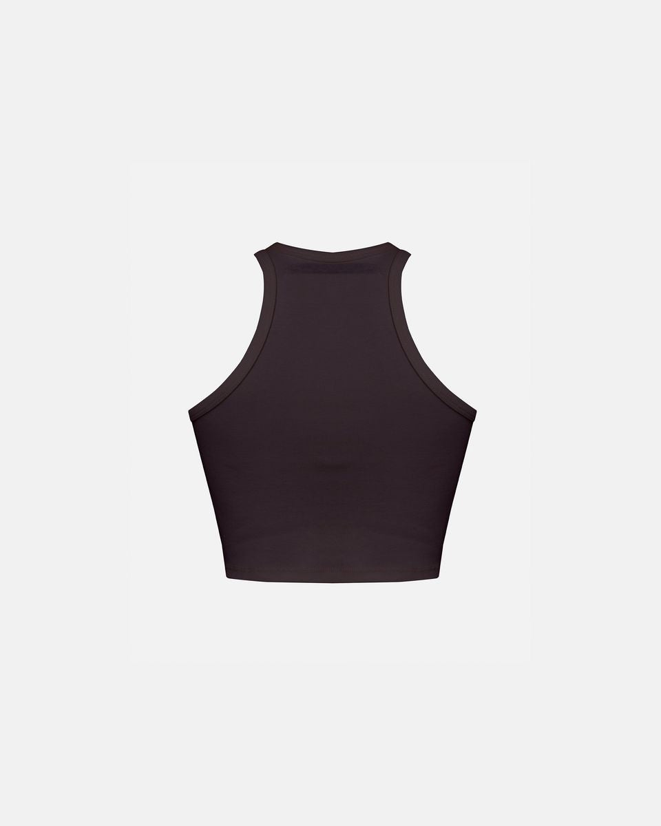 STUDIO TANK TOP CHOCOLATE