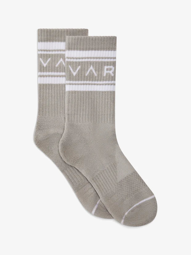 ASTLEY ACTIVE SOCKS CEMENT/SNOW WHITE