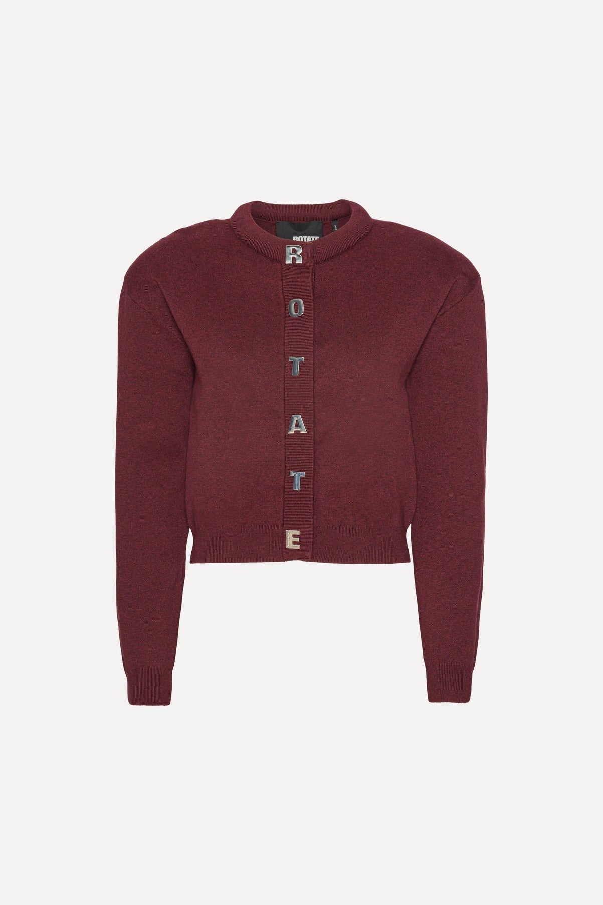 FIRM KNIT CARDIGAN IN ZINFANDEL