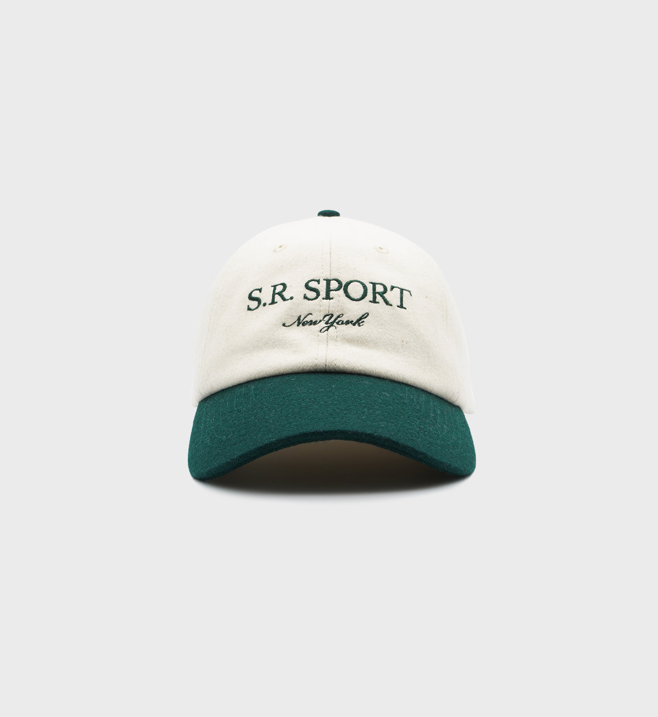 SR SPORT FLANNEL HAT WHITE/FOREST