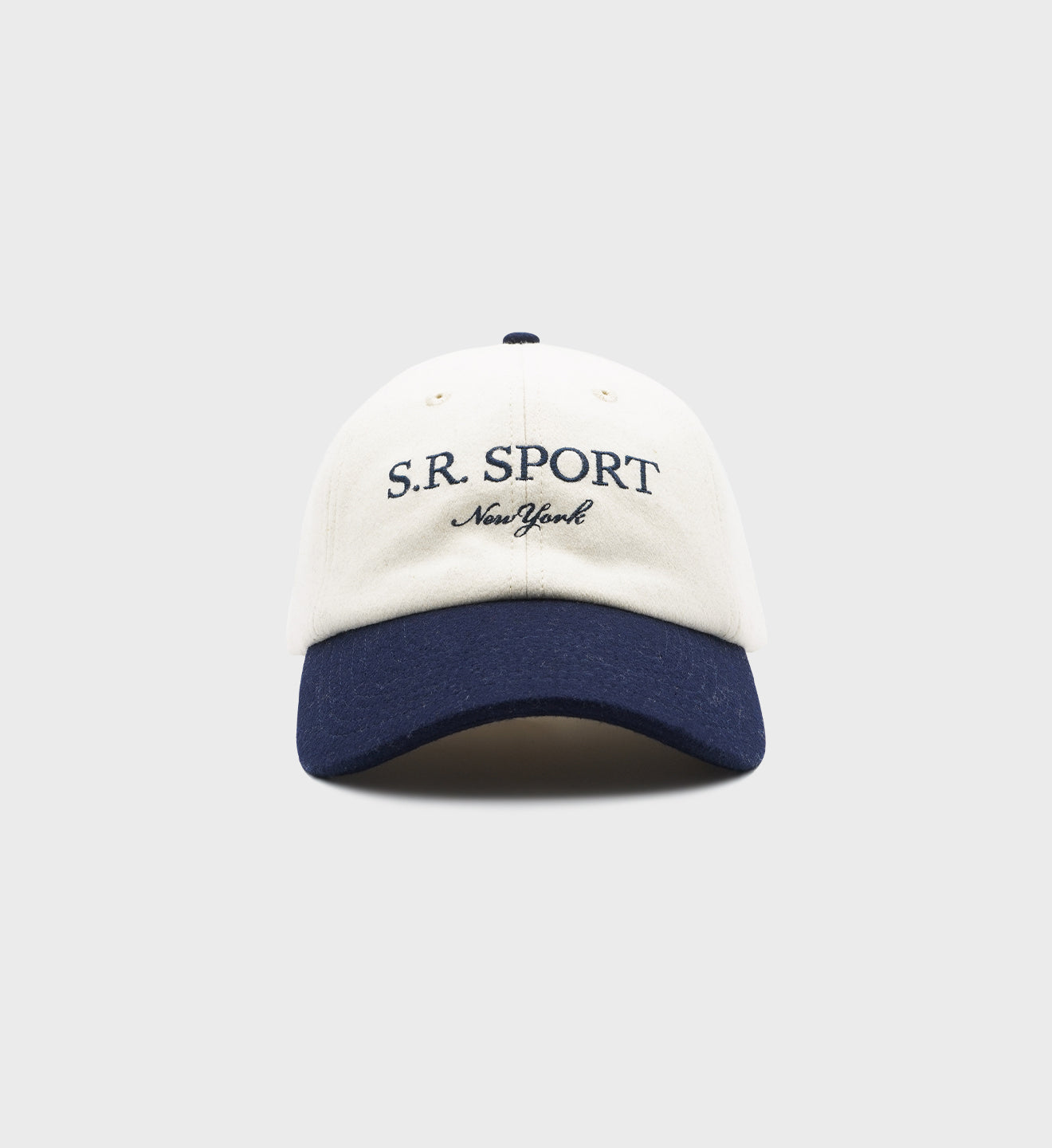 SR SPORT FLANNEL HAT WHITE/NAVY