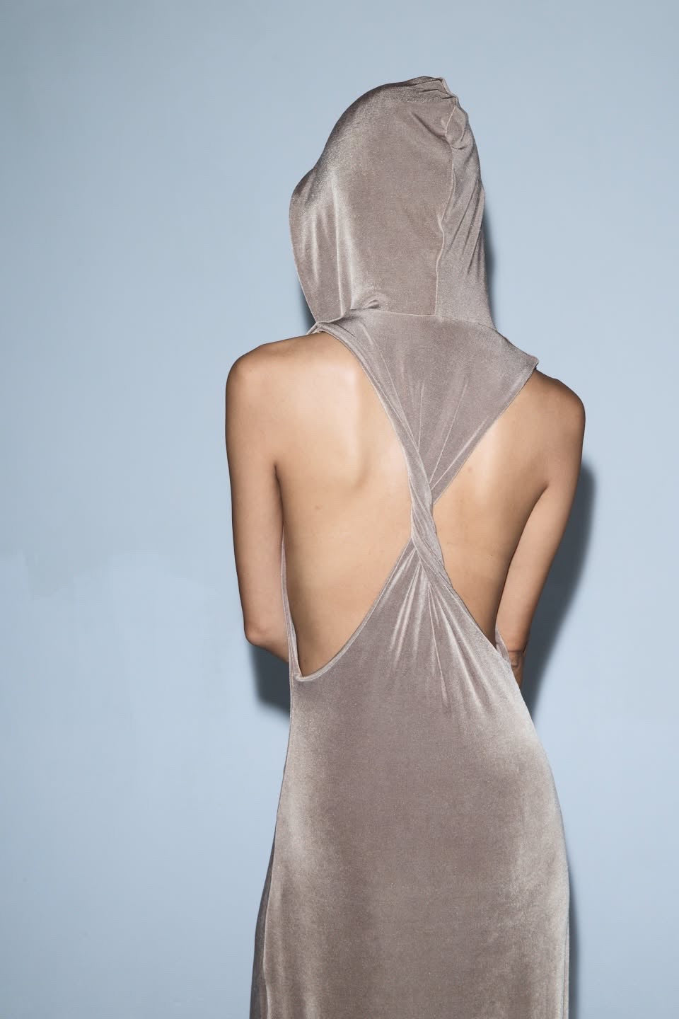 INCHEON DRESS IN TAUPE
