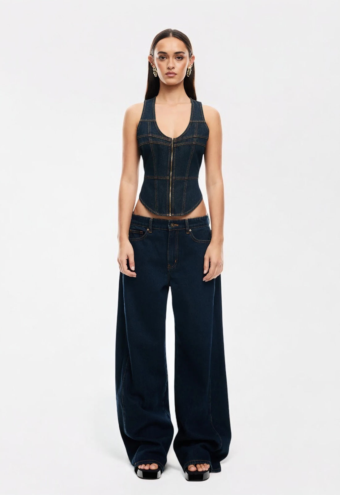 WESTWOOD TOP IN INDIGO
