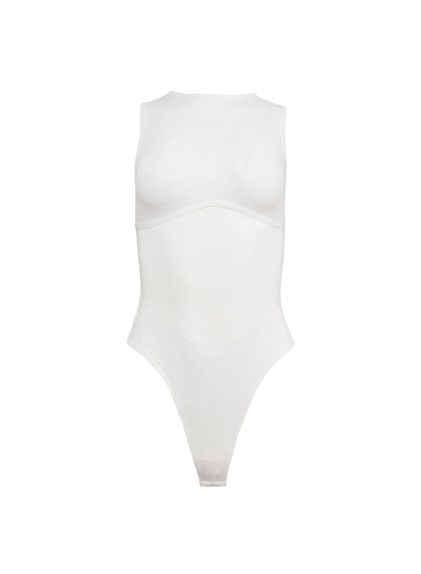 HOURGLASS RIB BODYSUIT IVORY