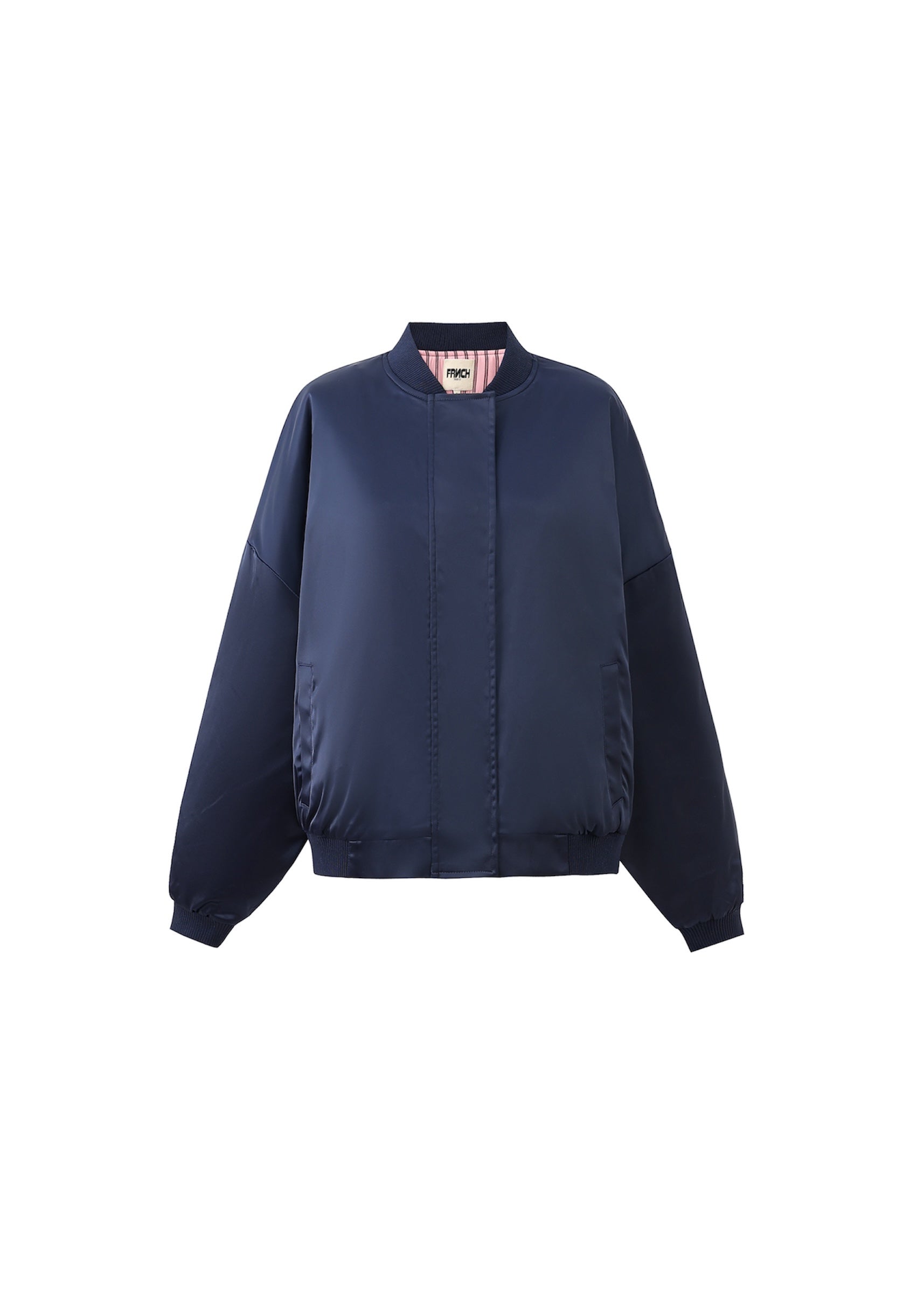 BOMBER ASSAM  IN BLEU MARINE