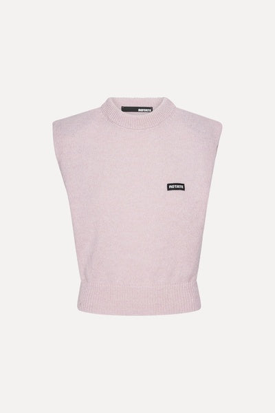 KNIT CROPPED VEST BELLERINA