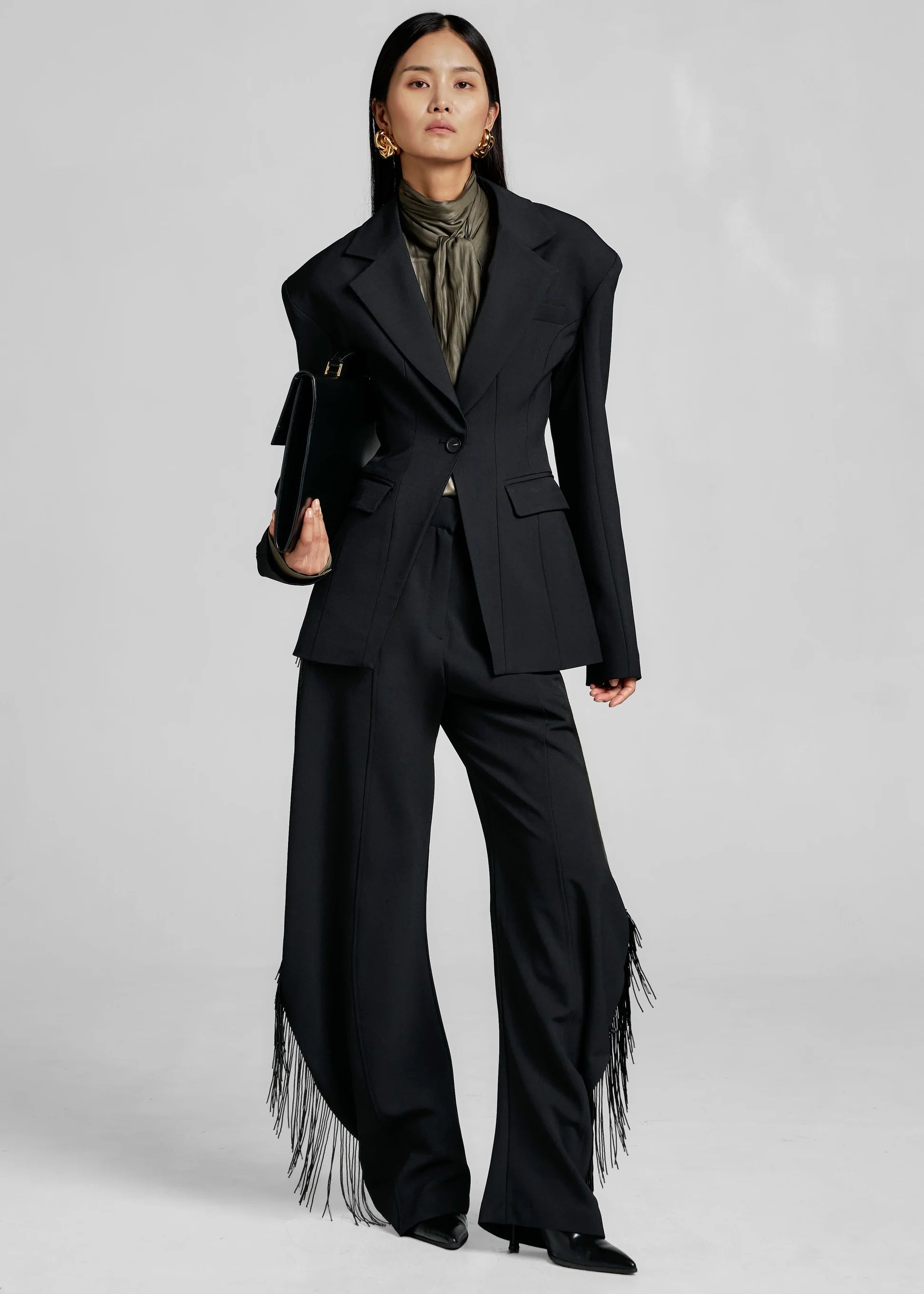 BIANCA HOURGLASS SET IN BLACK