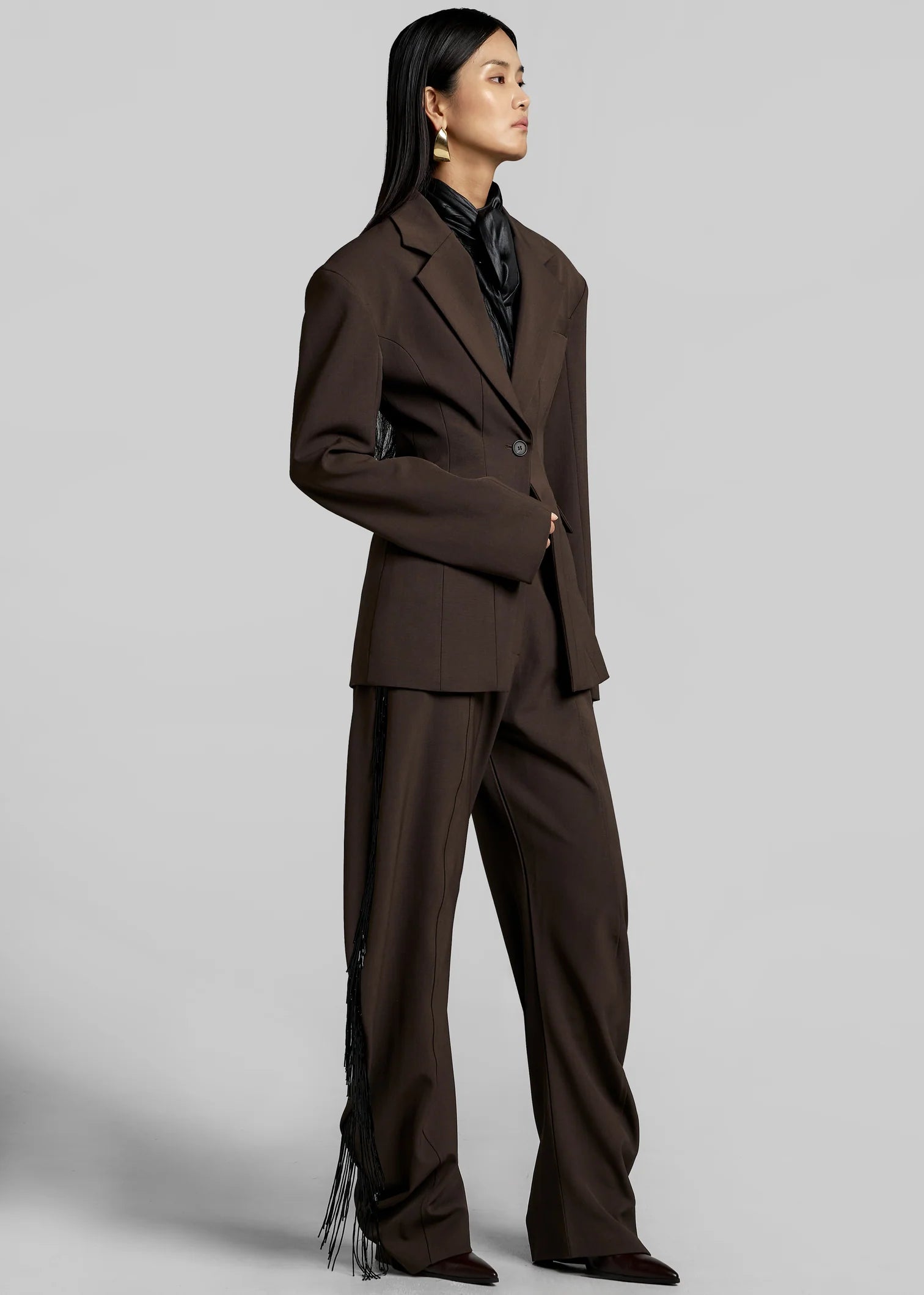 BIANCA HOURGLASS SET IN BROWN