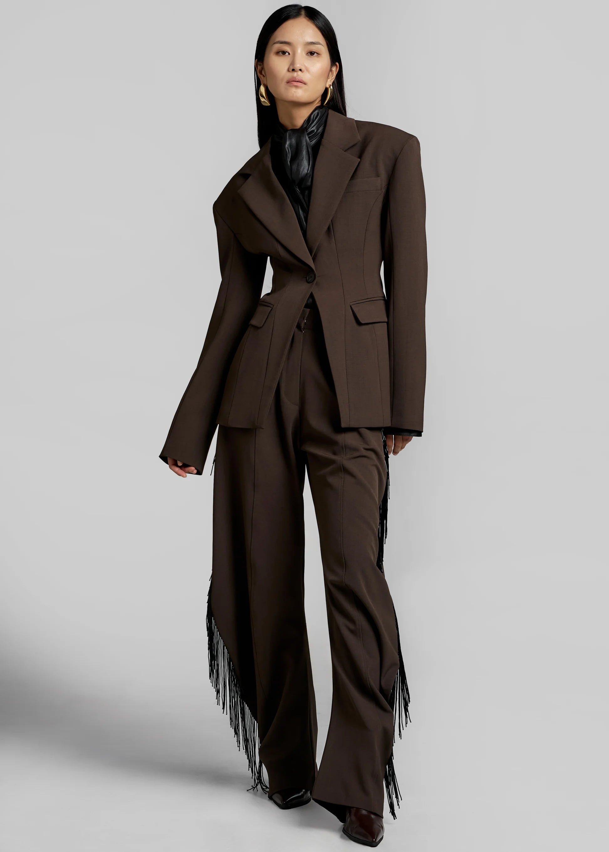 BIANCA HOURGLASS SET IN BROWN