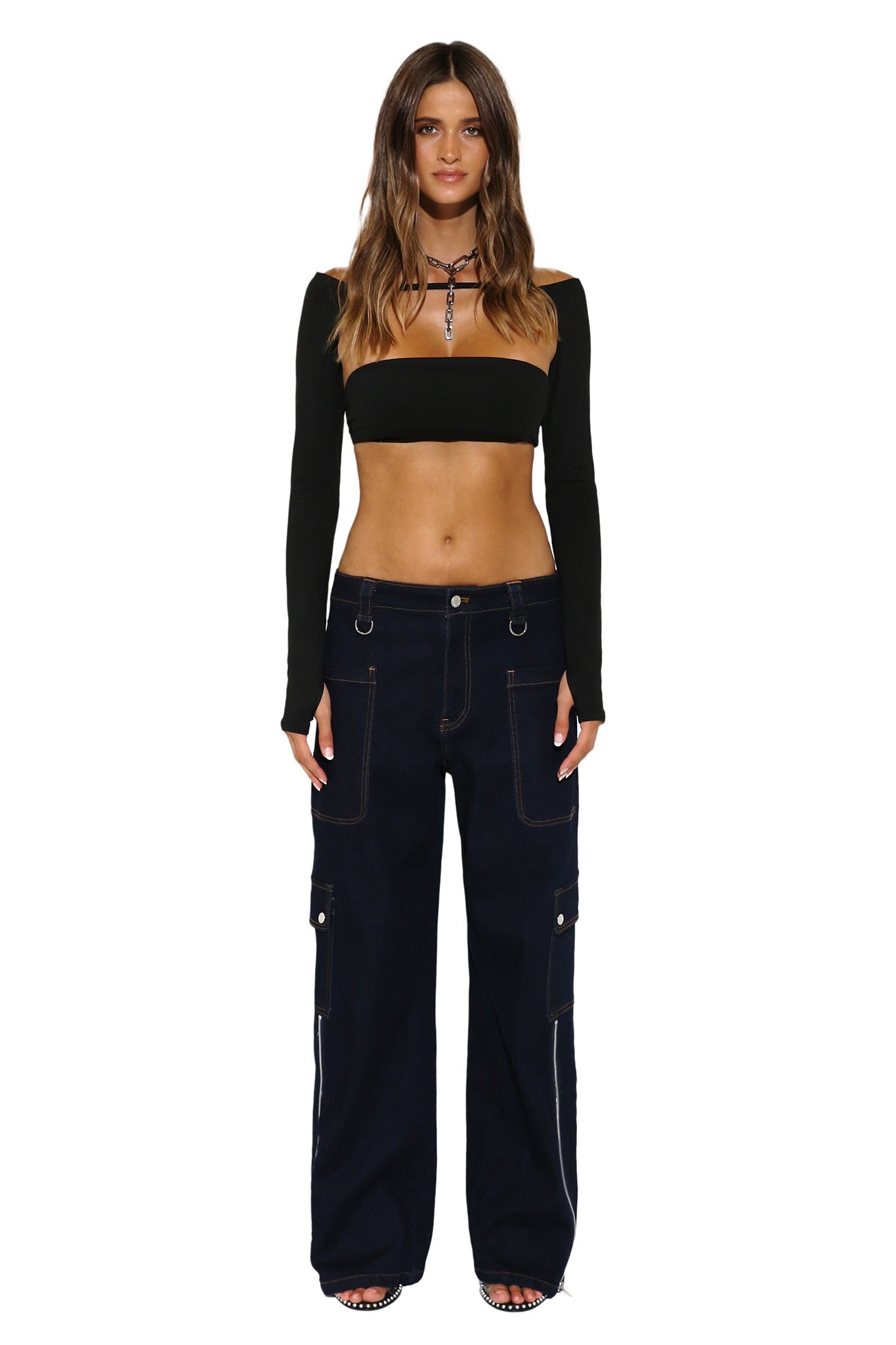 EDWARDS JEANS IN NAVY