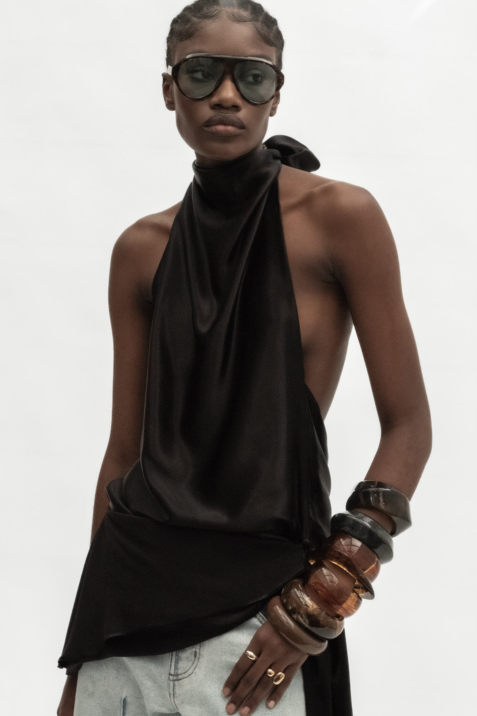 LA JOYITA BLOUSE BLACK