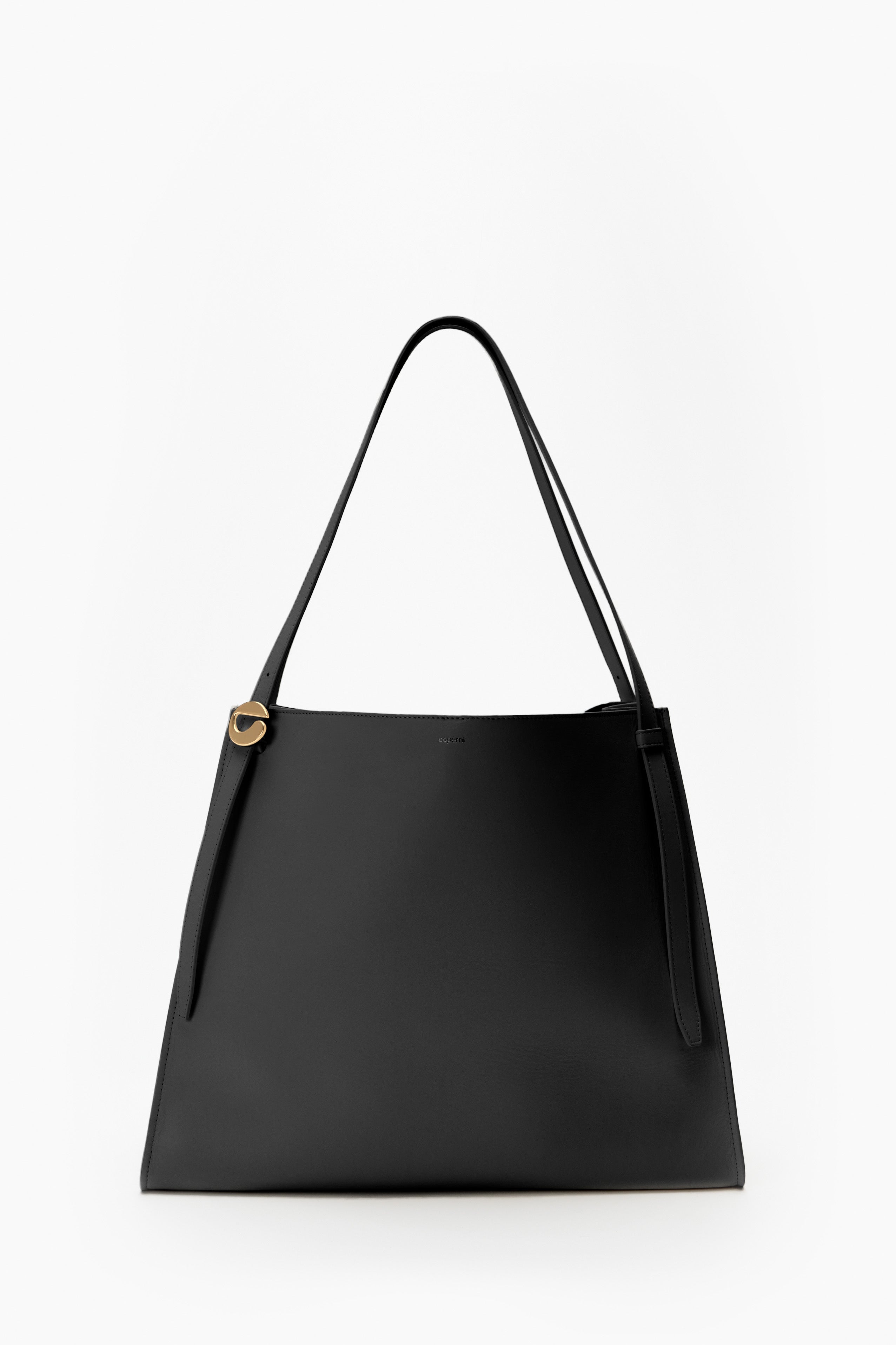 LOGO BELT TOTE BAG BLACK