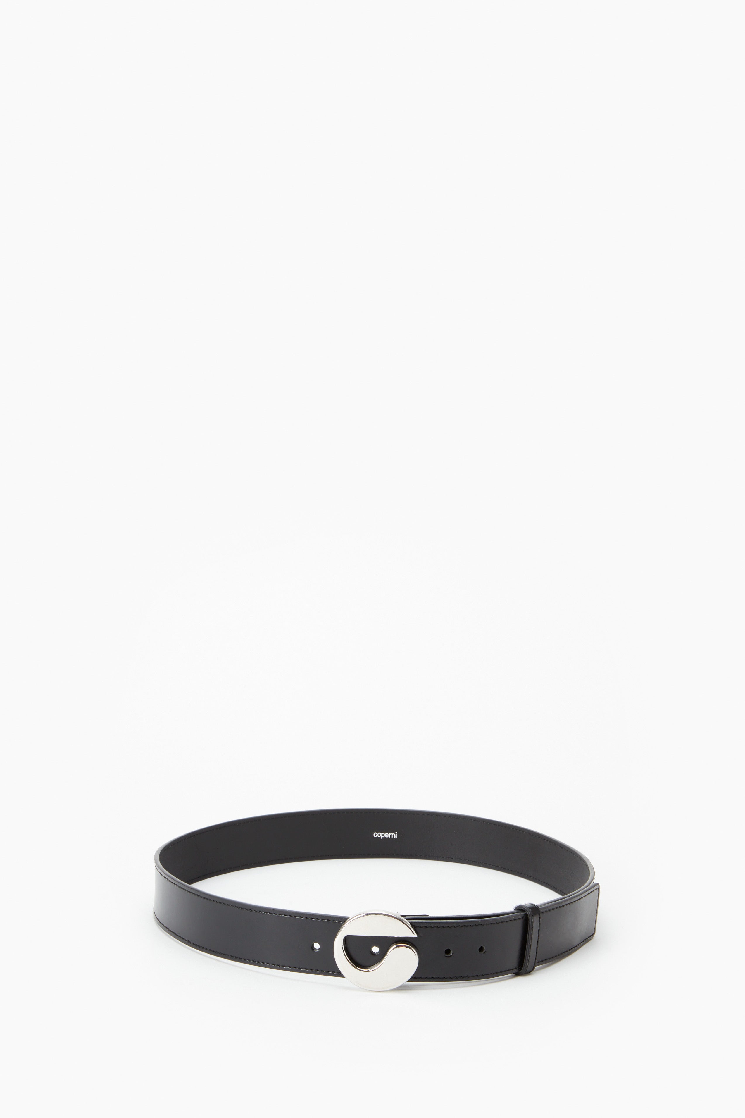 BIG LOGO BELT SILVER