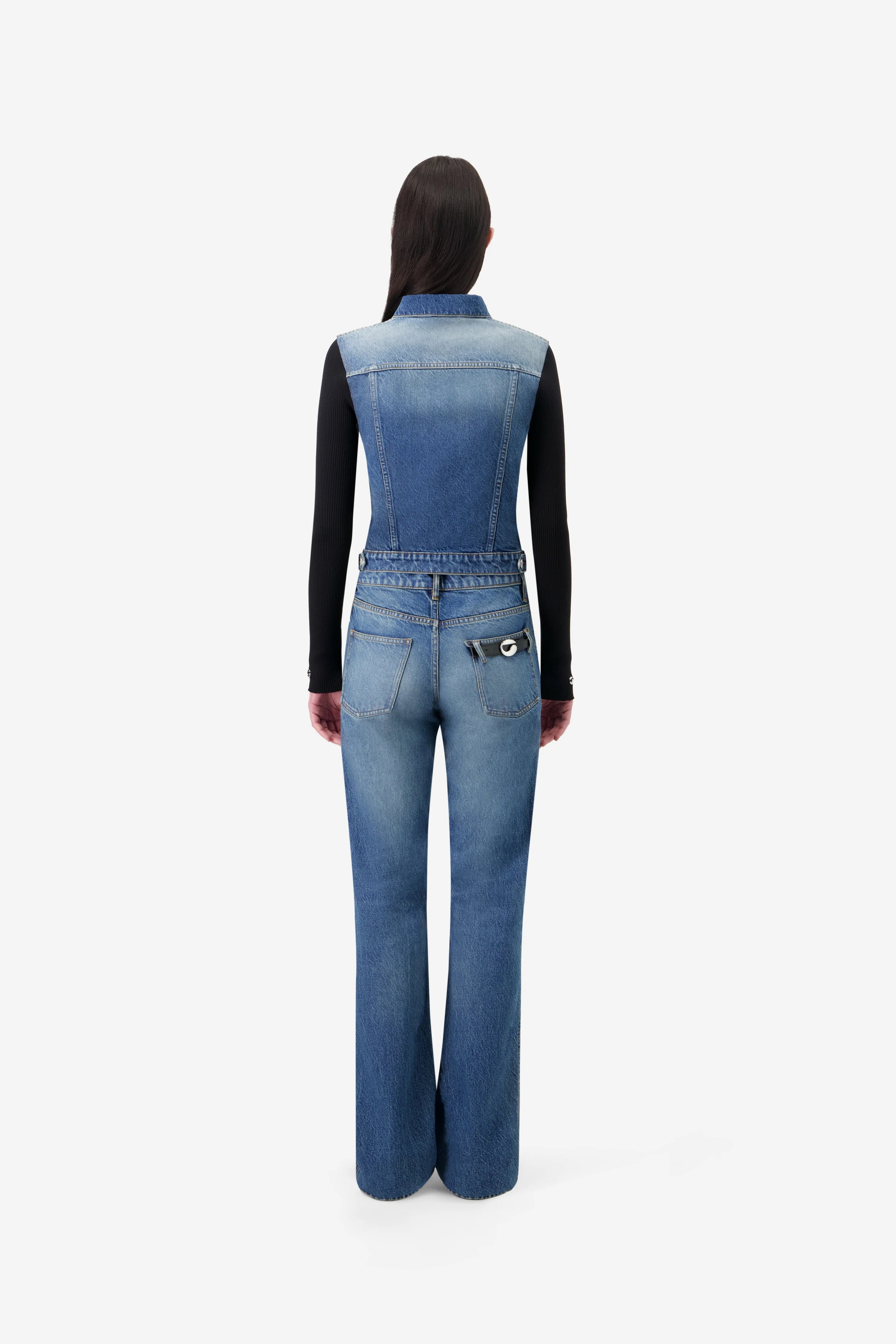 HYBRID RIB DENIM JACKET