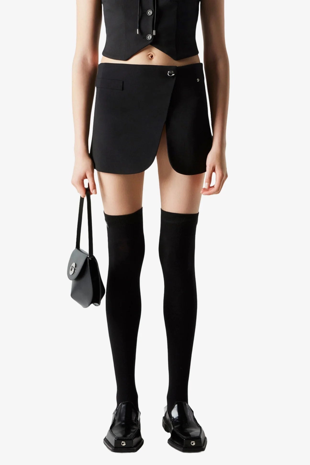 MINI WRAP SKIRT