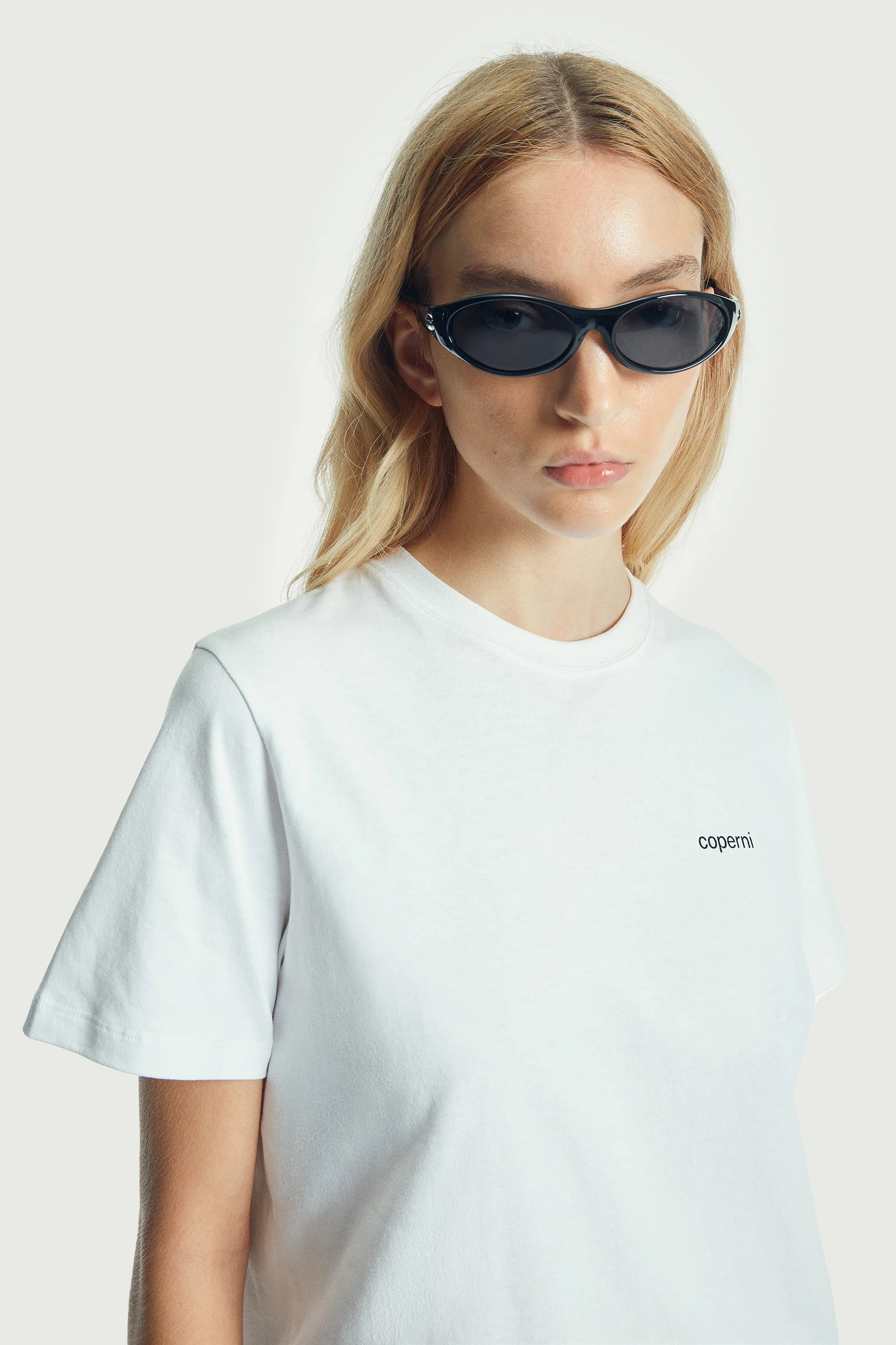 BOXY TEE WHITE-BLACK