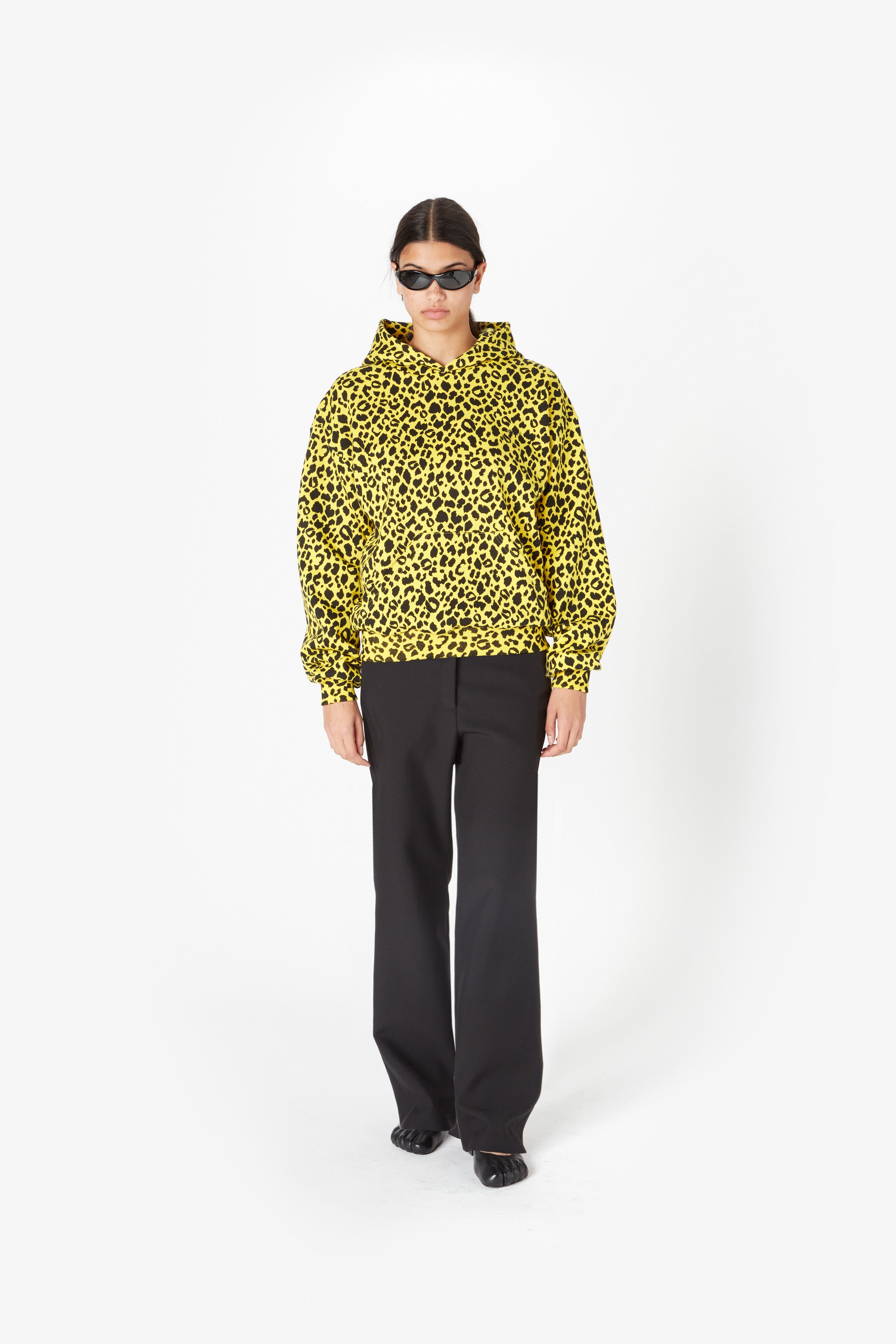 CLASSIC HOODIE PRINT LEOPARD