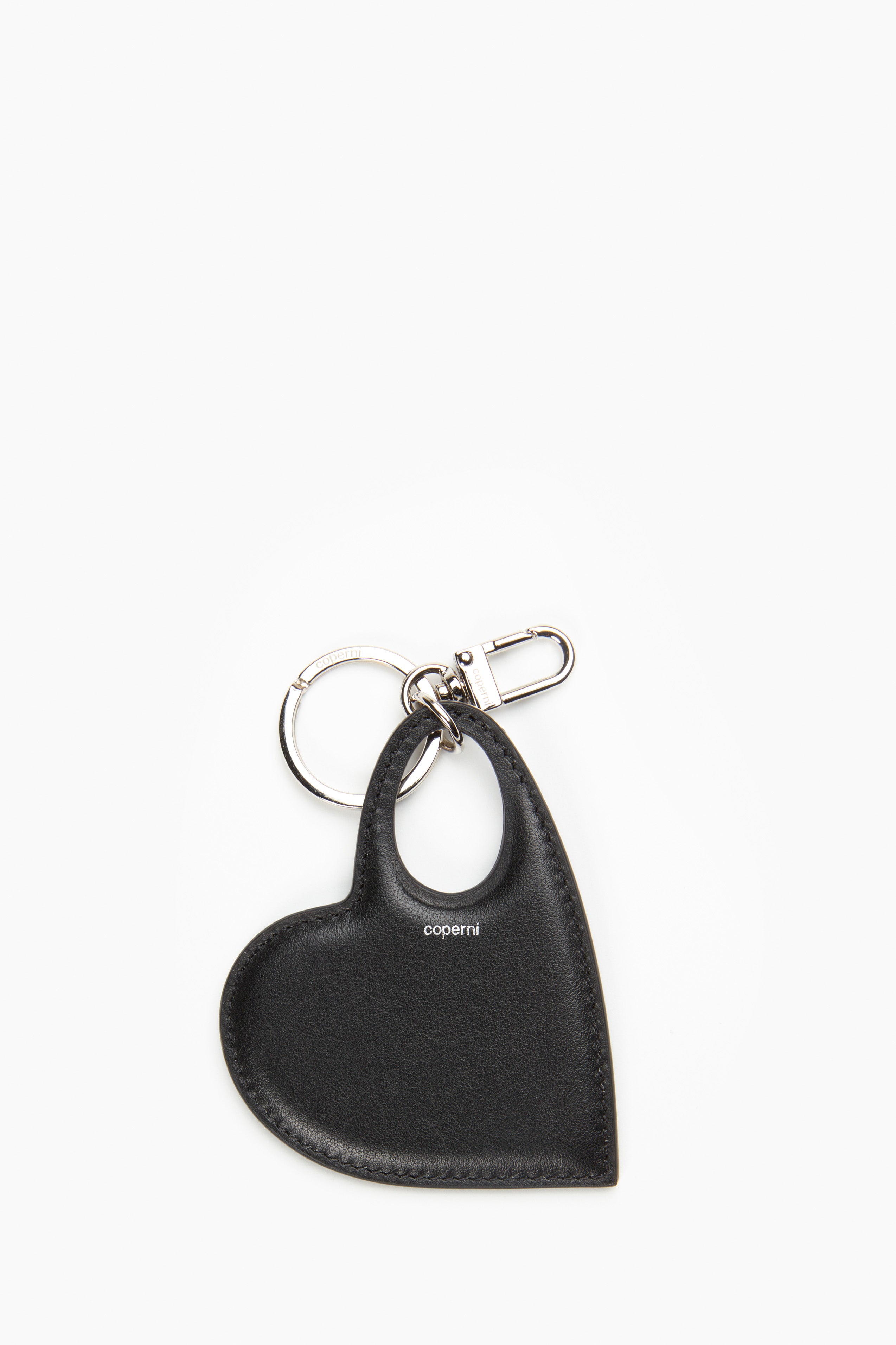 HEART KEYCHAIN BLACK