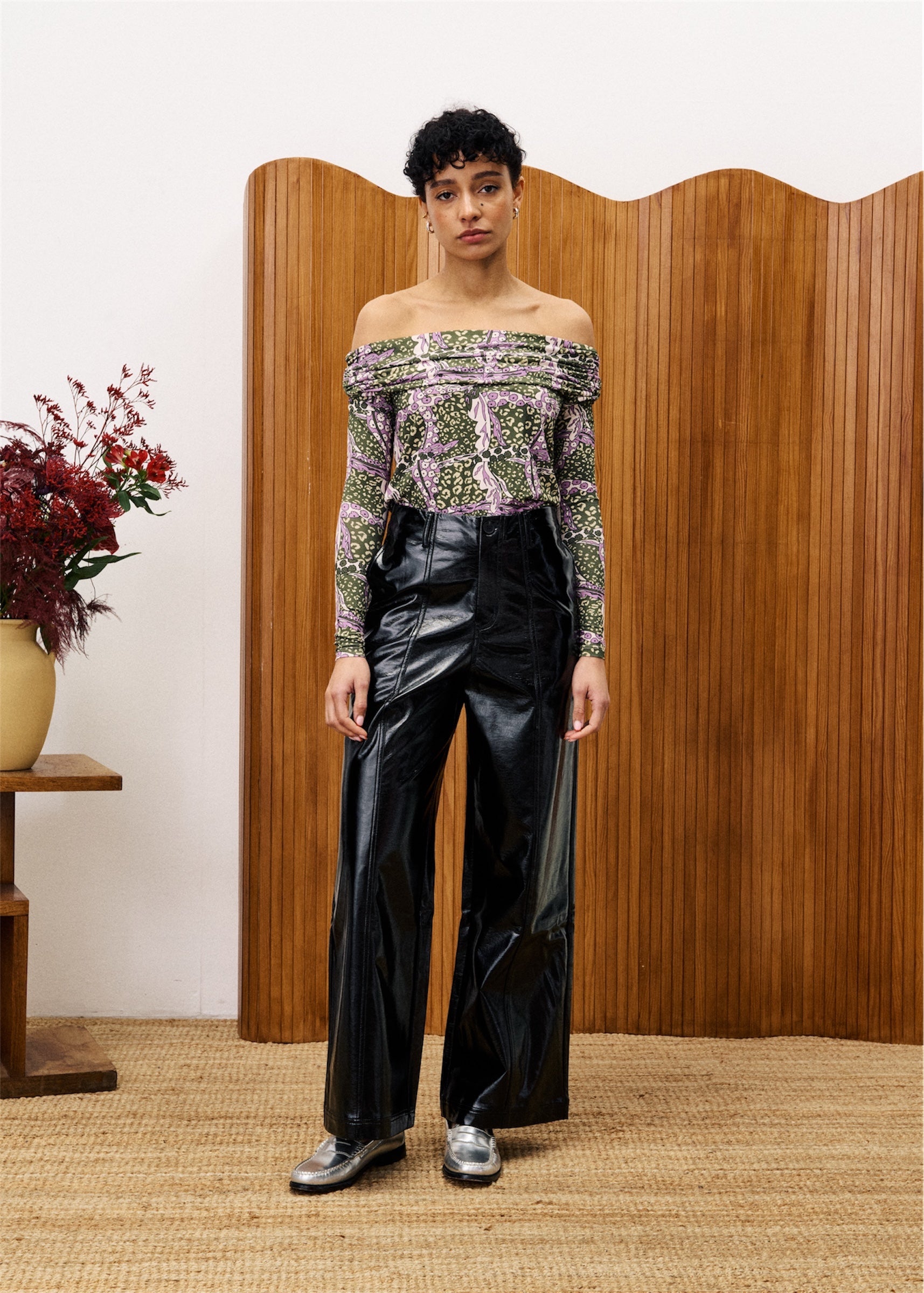 PANTALON SIAMOIS IN BLACK