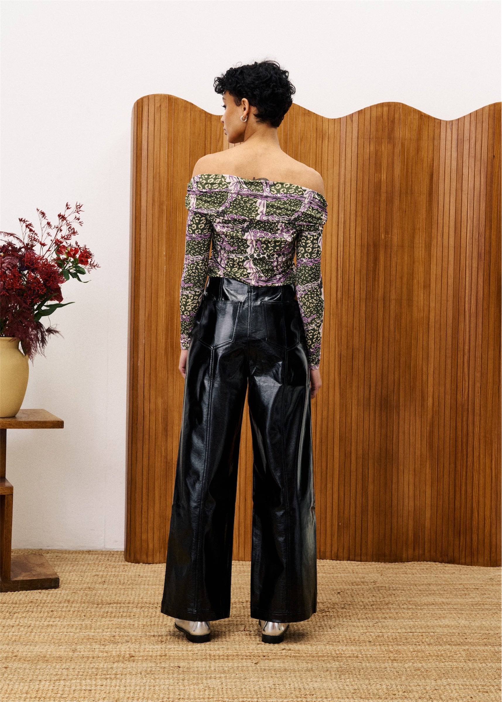 PANTALON SIAMOIS IN BLACK