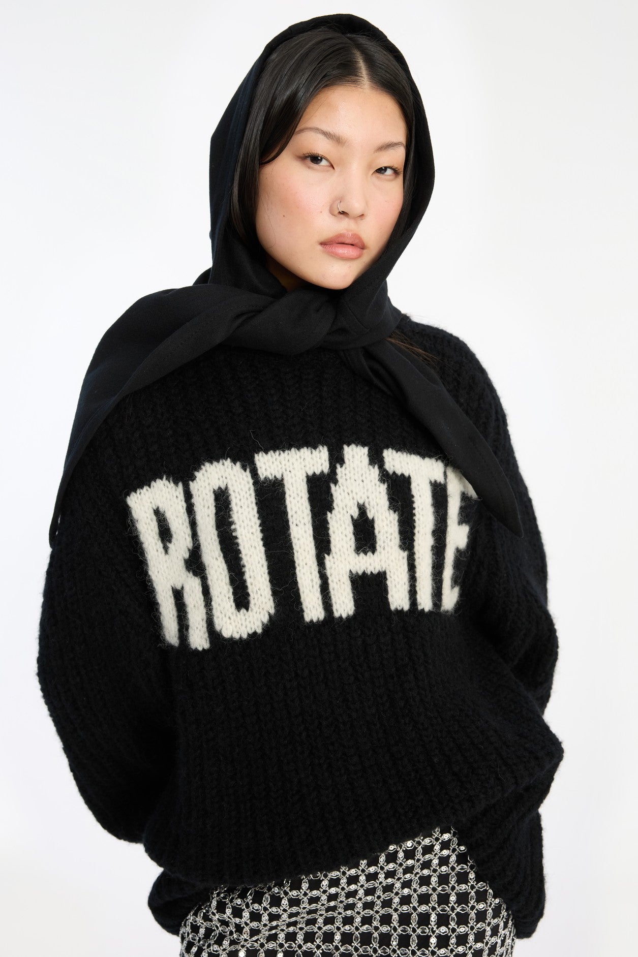 KNITTED LOGO SWEATER