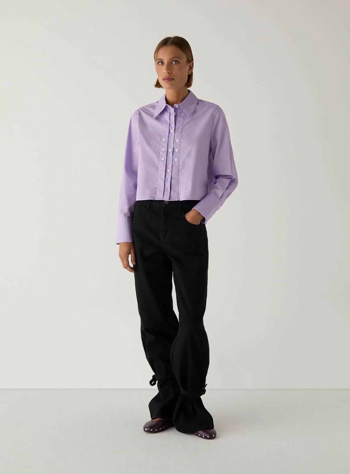 EVANNE LILAC SHIRT