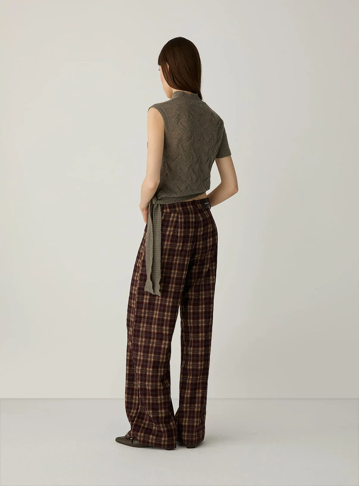 ZION BROWN SQUARED PANTS