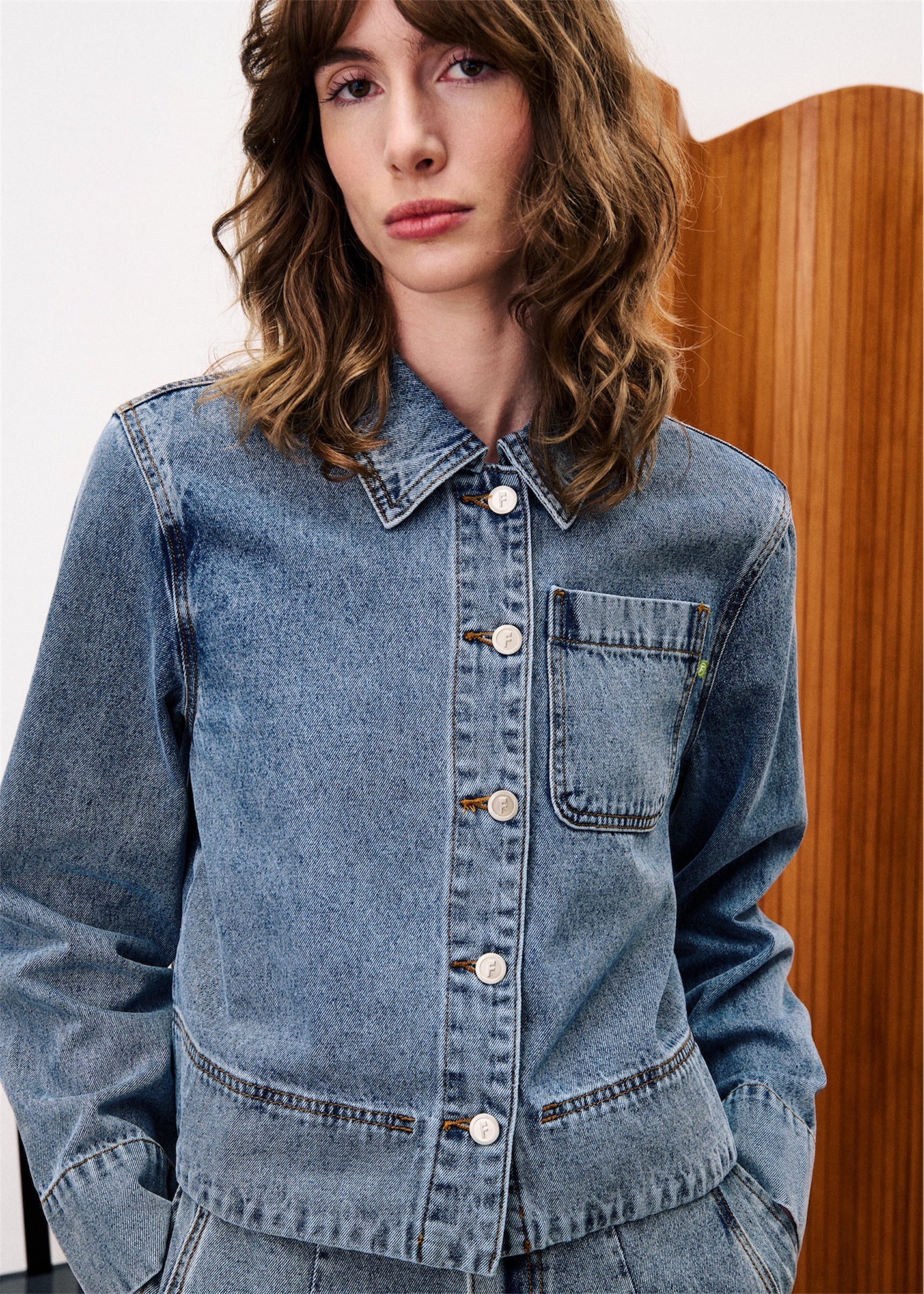 VESTE CAMOUS IN BLEU JEAN