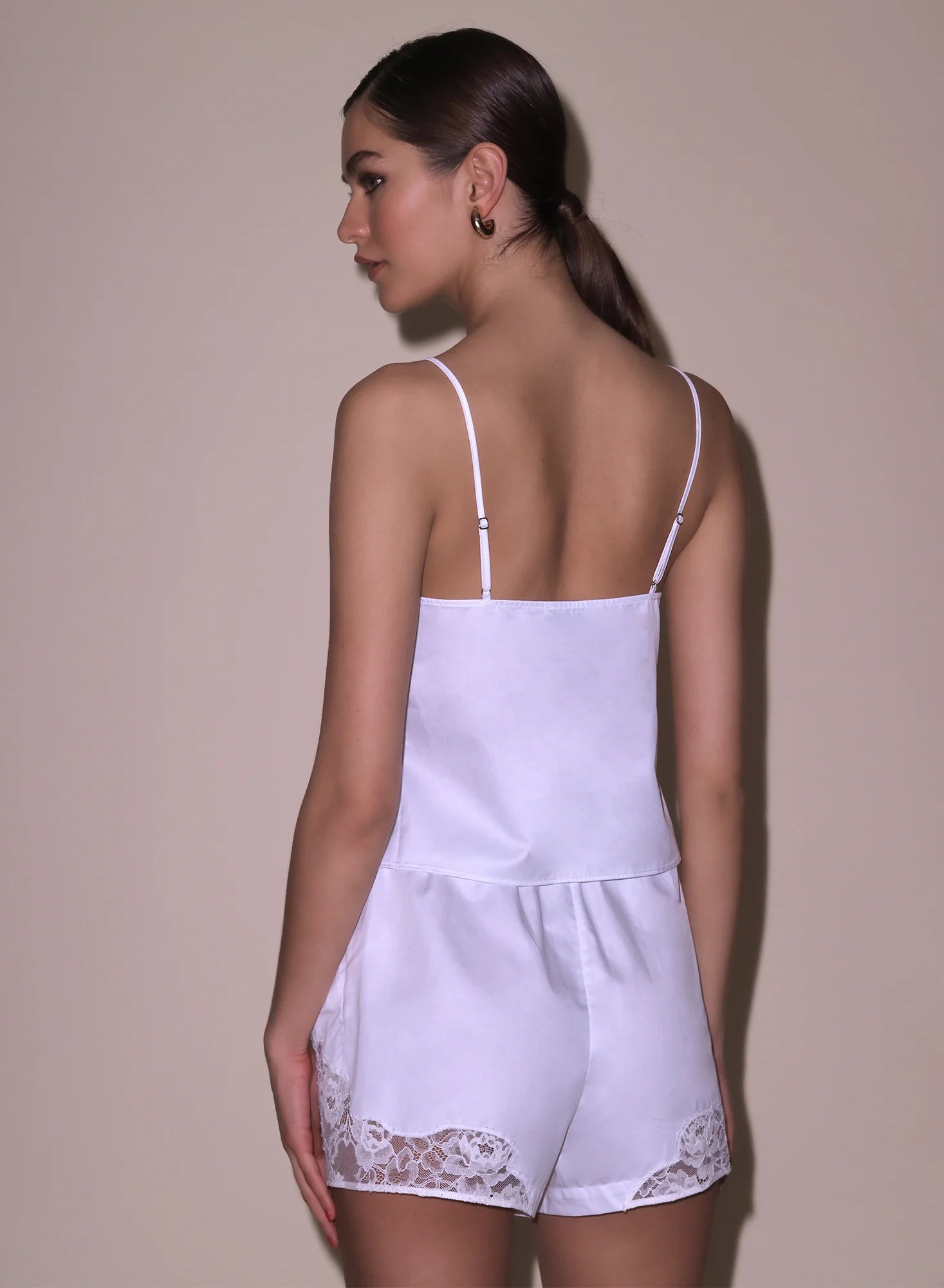 POPLIN BOXER SHORT WHITE