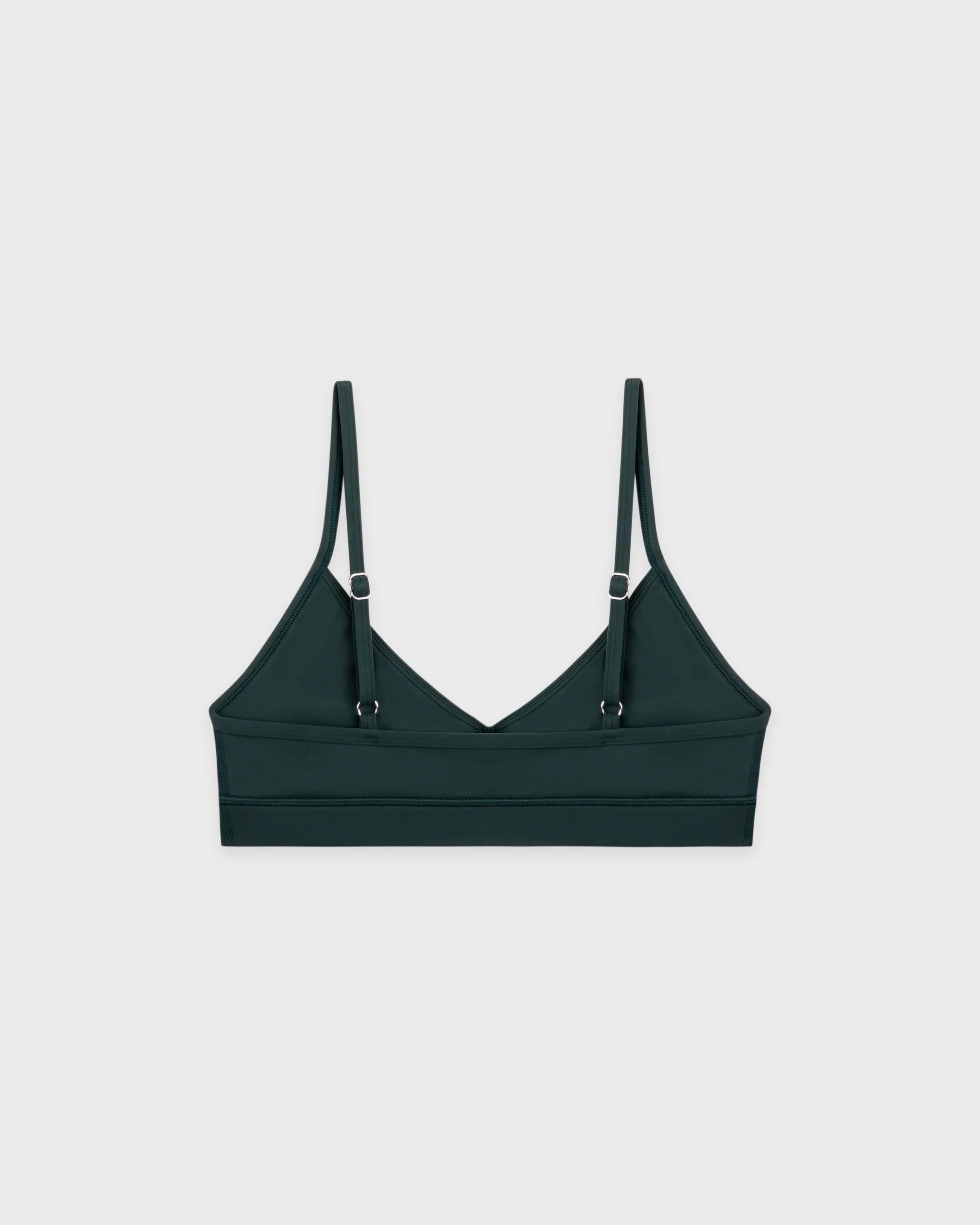 SERIF LOGO MINI SPORTS BRA FOREST