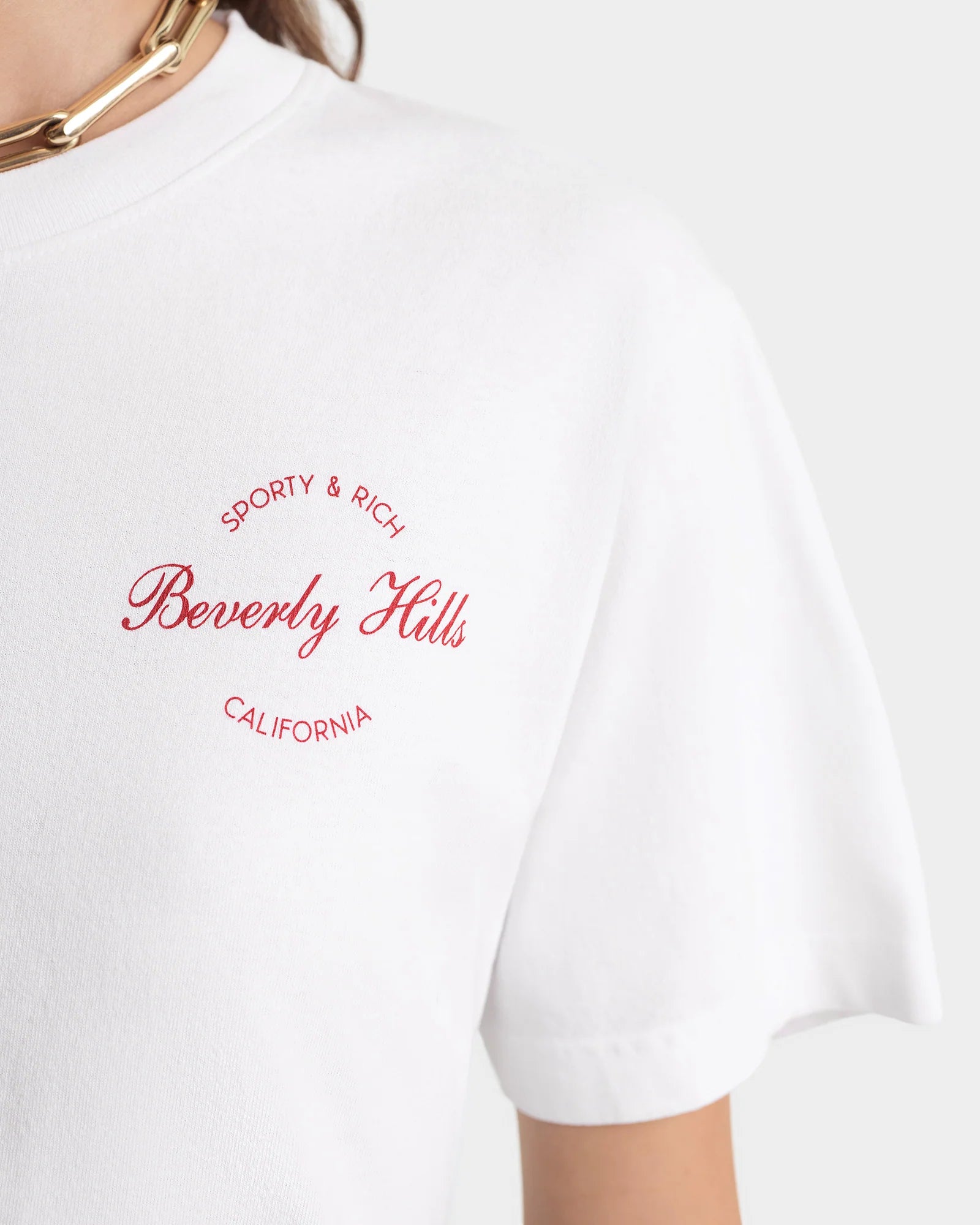 BEVERLY SCRIPT T-SHIRT WHITE