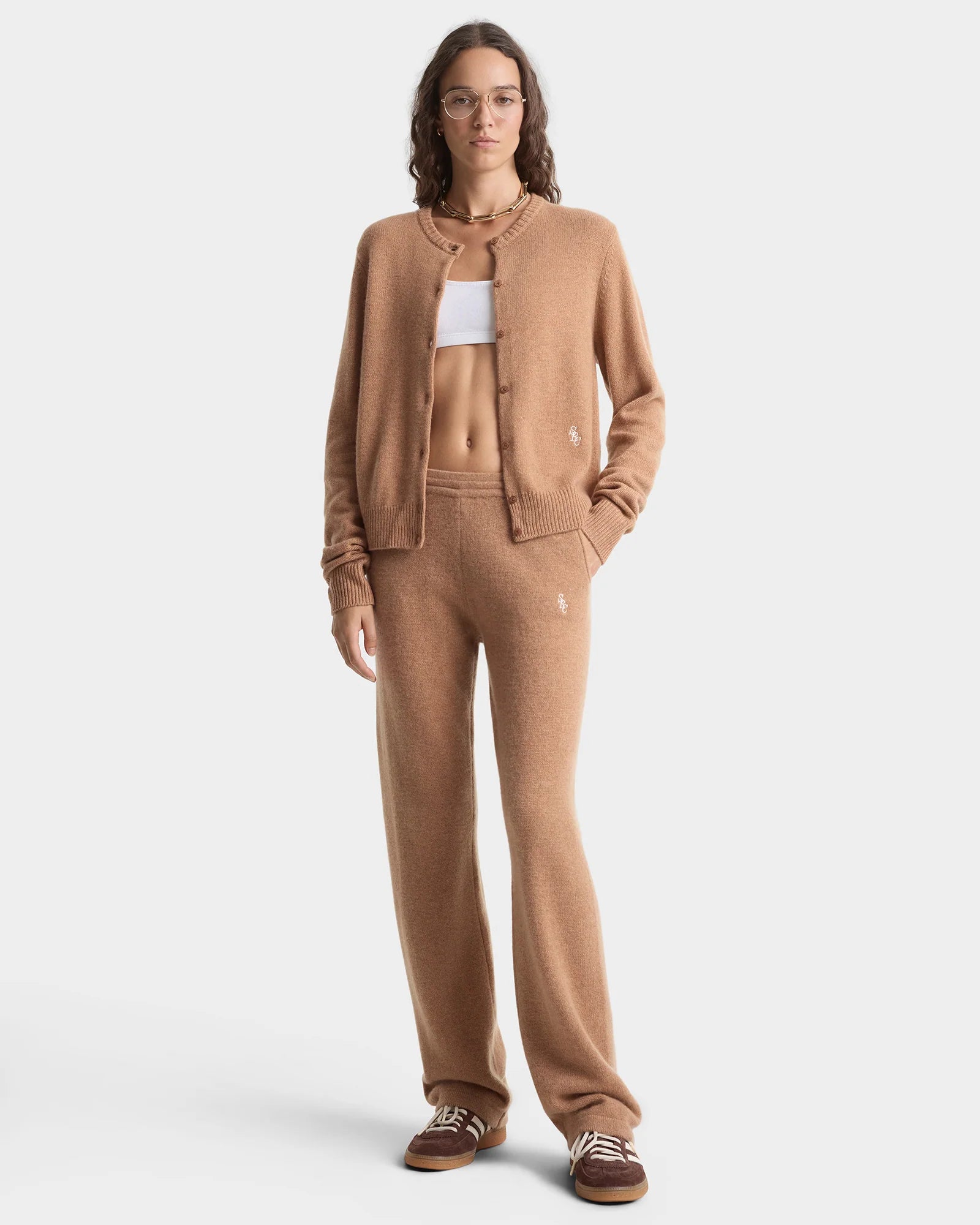 SRC CASHMERE TROUSERS -CAMEL