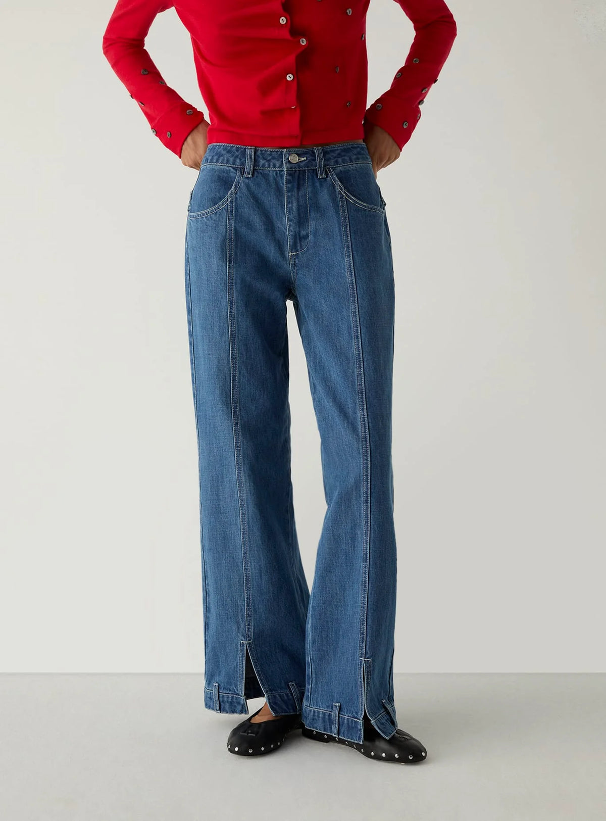 ADREW LIGHT BLUE DENIM JEANS