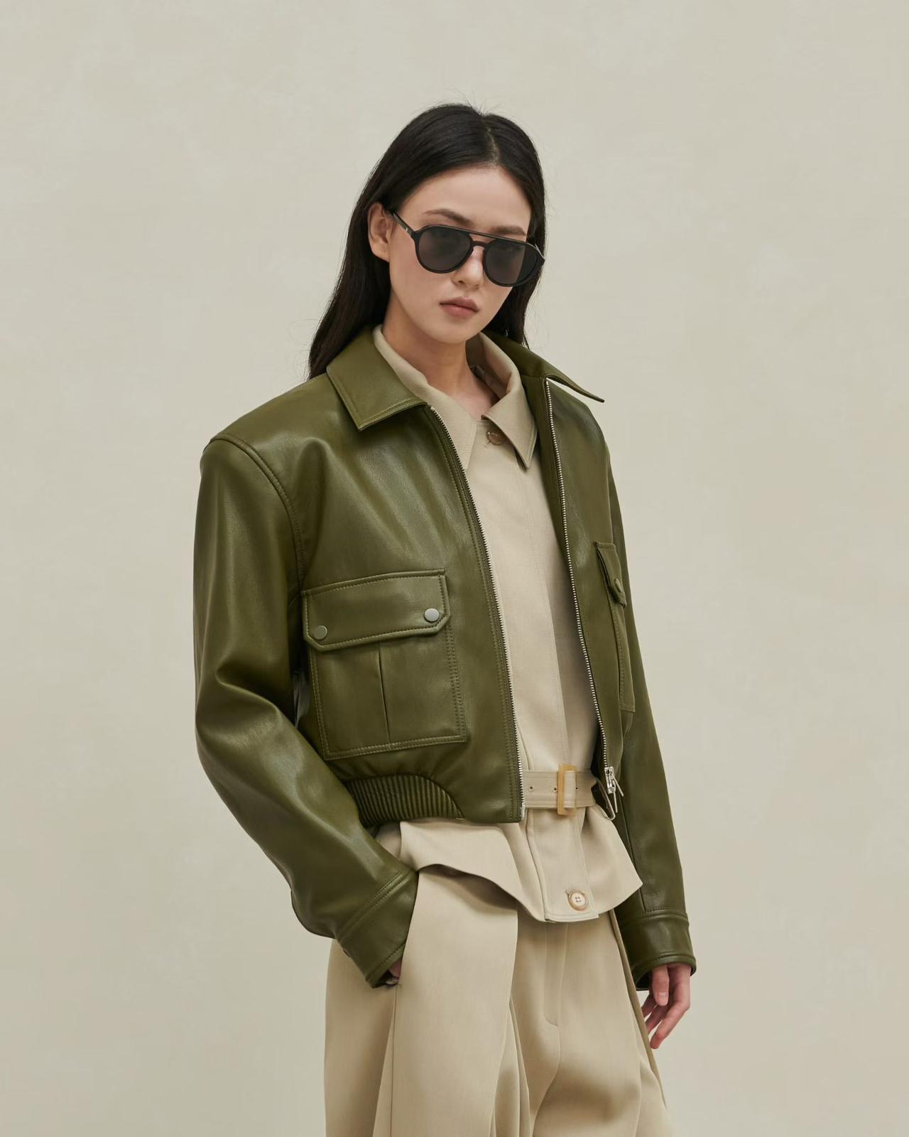 SONA JACKET IN OLIVE